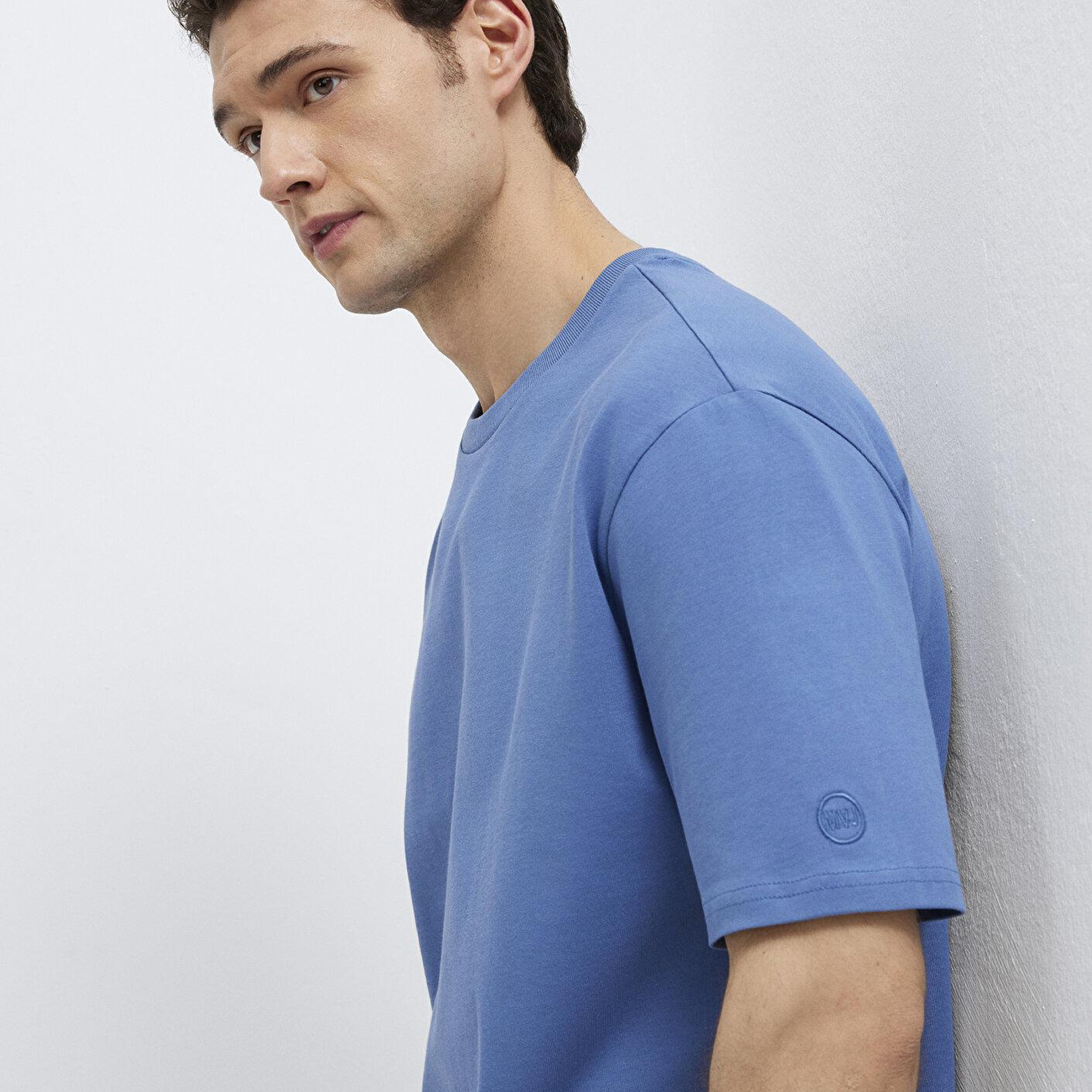 Mavi Mavi Basic Tişört Loose Fit / Bol Rahat Kesim 0611924-70738