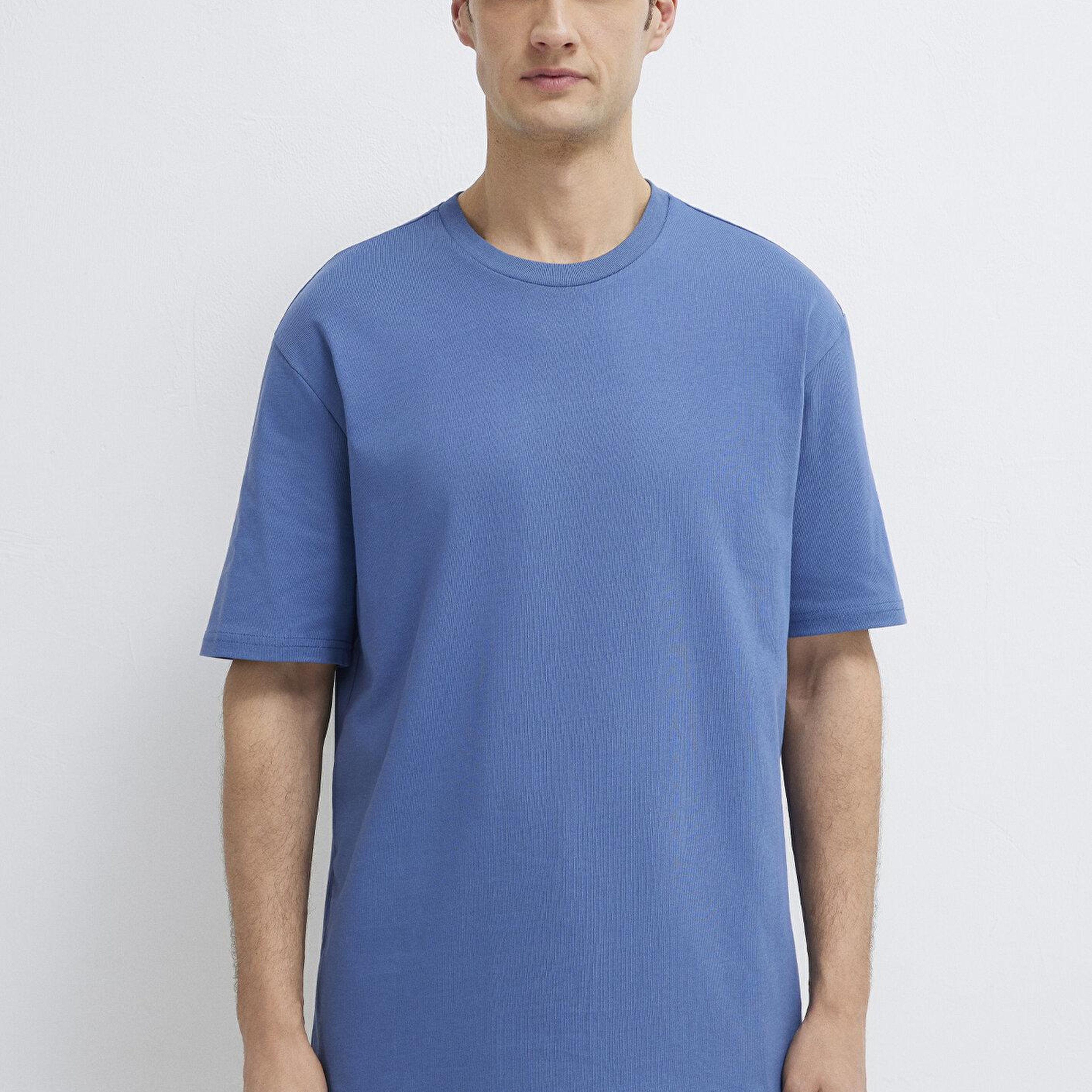 Mavi Mavi Basic Tişört Loose Fit / Bol Rahat Kesim 0611924-70738