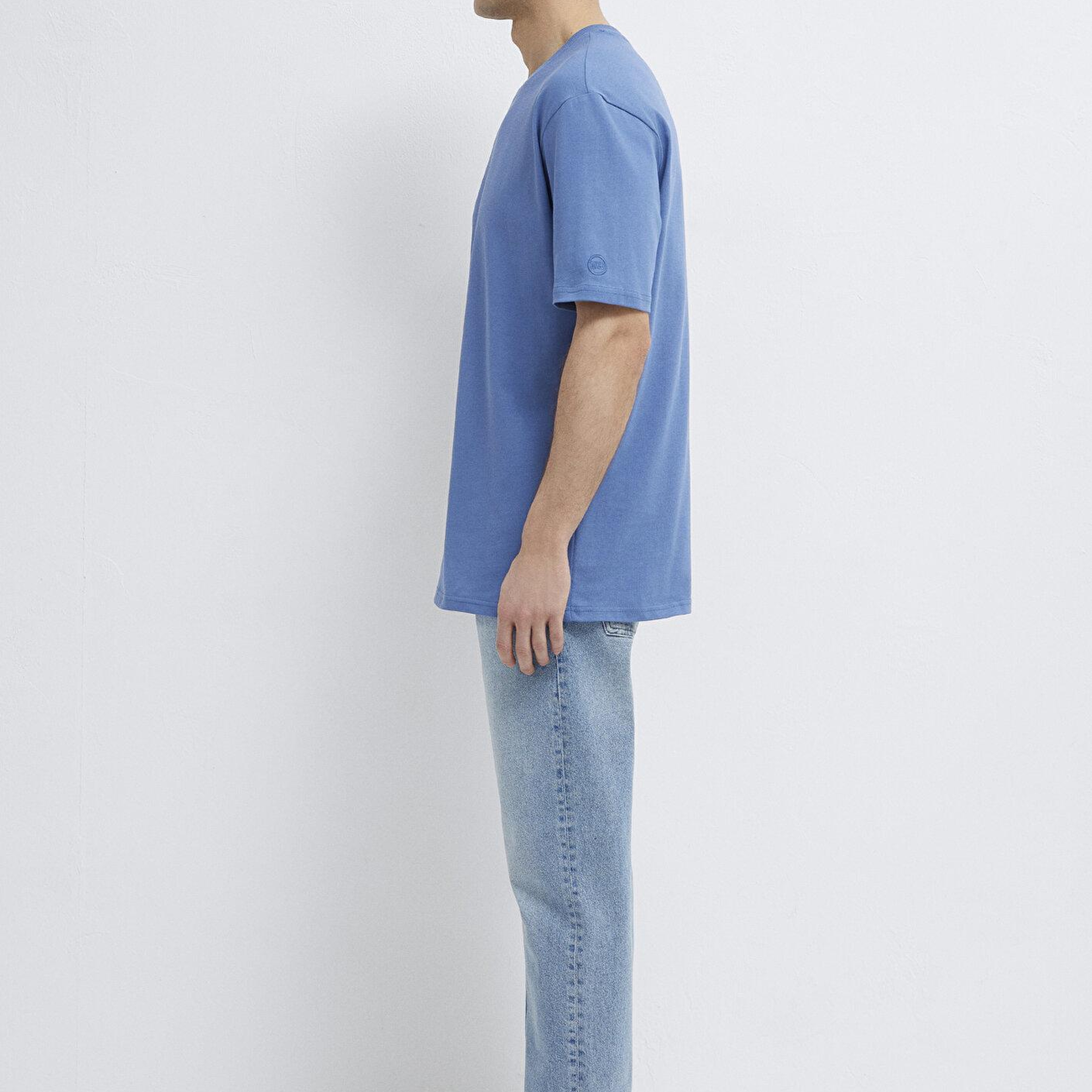 Mavi Mavi Basic Tişört Loose Fit / Bol Rahat Kesim 0611924-70738