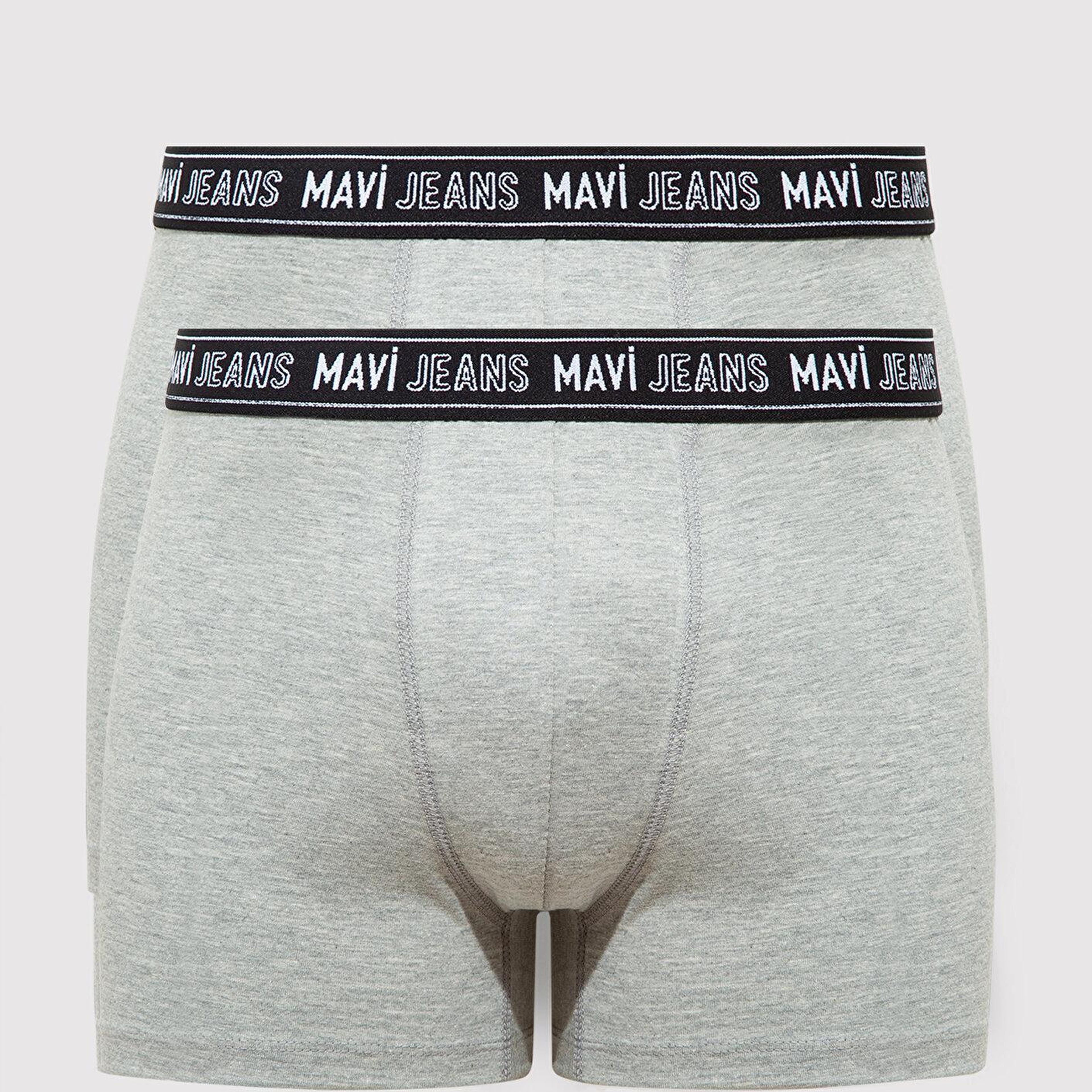 Mavi 7li Siyah Basic Boxer 0912288-900
