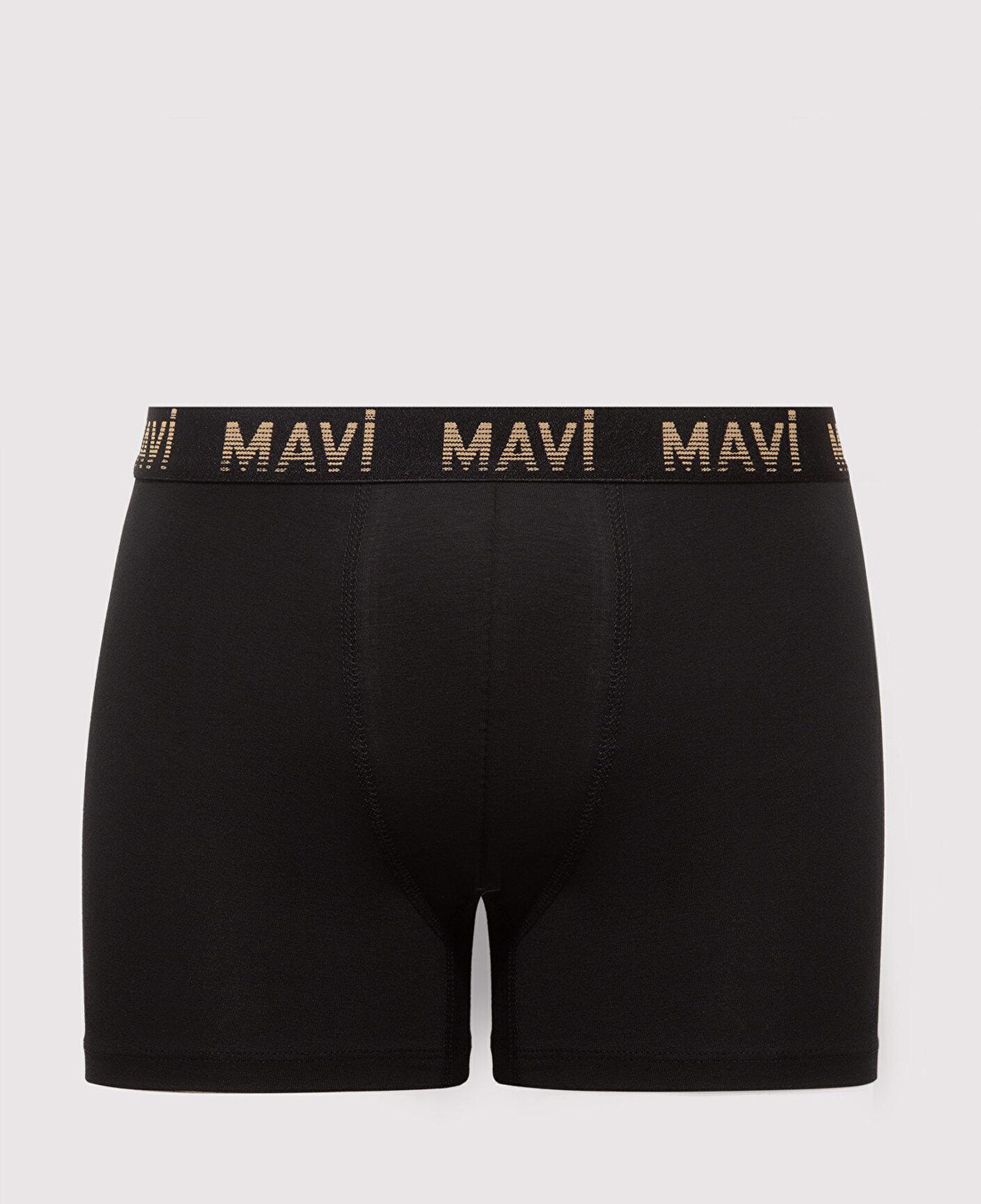 Mavi 7li Siyah Basic Boxer 0912287-900