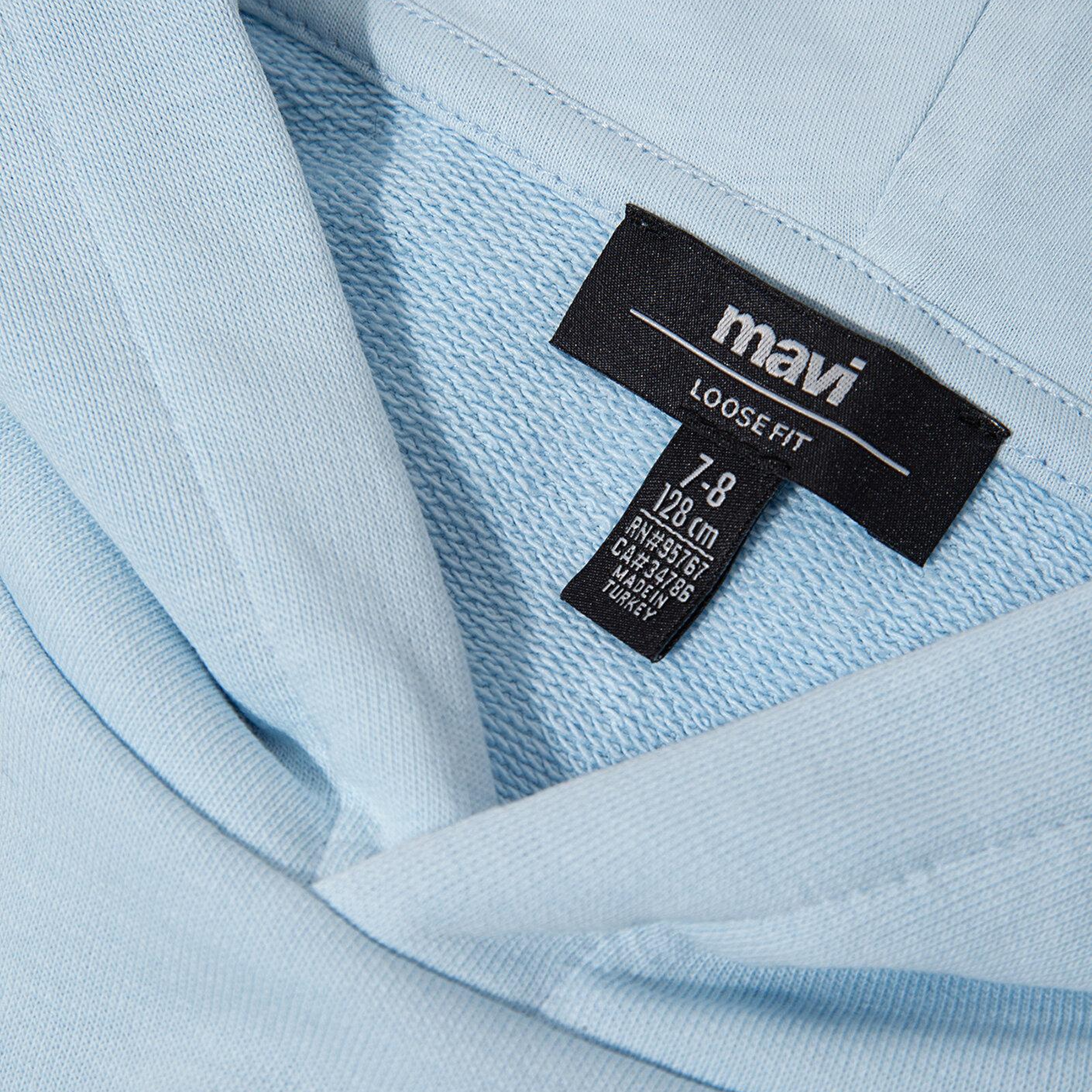 Mavi Mavi Baskılı Açık Mavi Sweatshirt 6S10139-89314