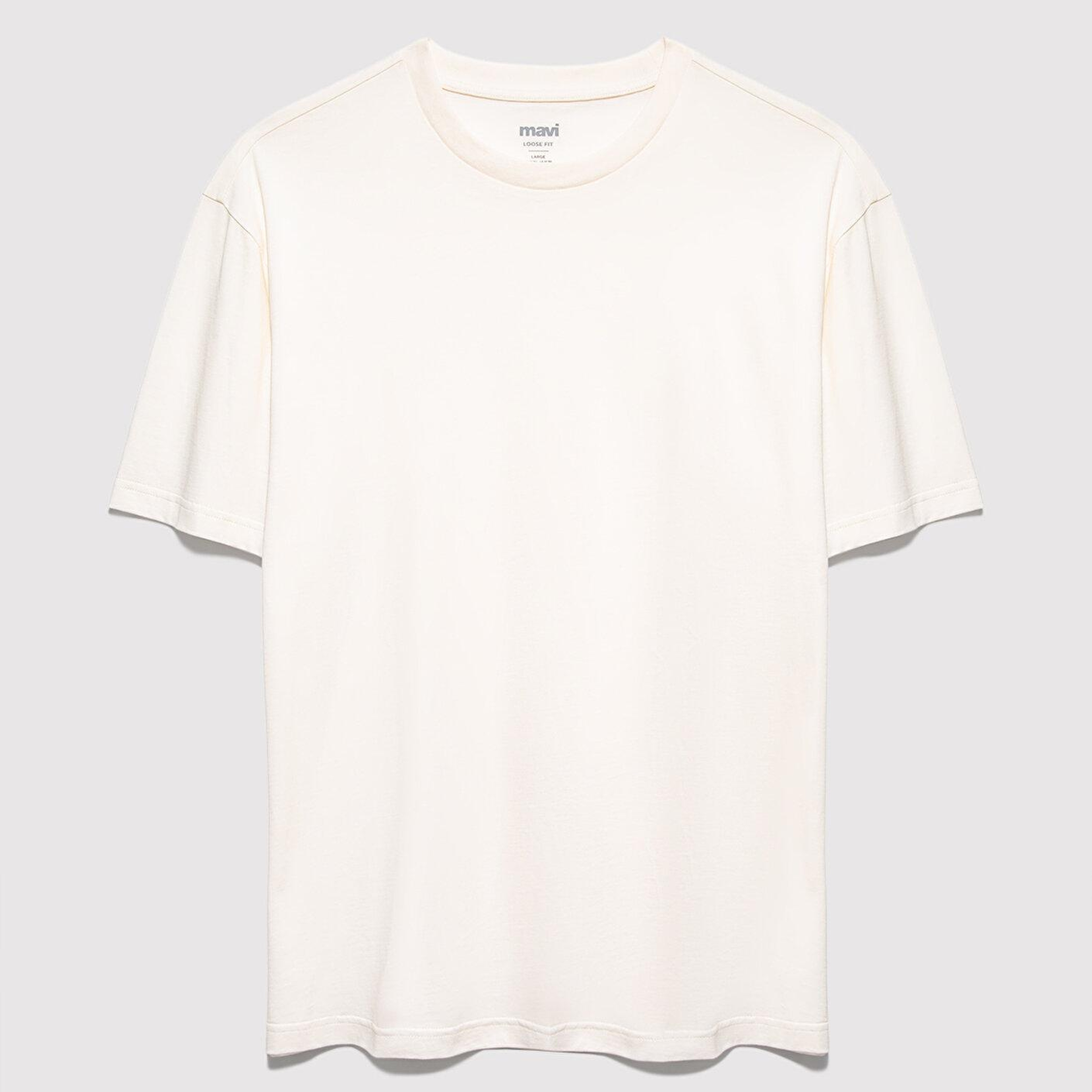 Mavi 3lü Erkek Basic Tişört Loose Fit / Bol Rahat Kesim 0612315-87831