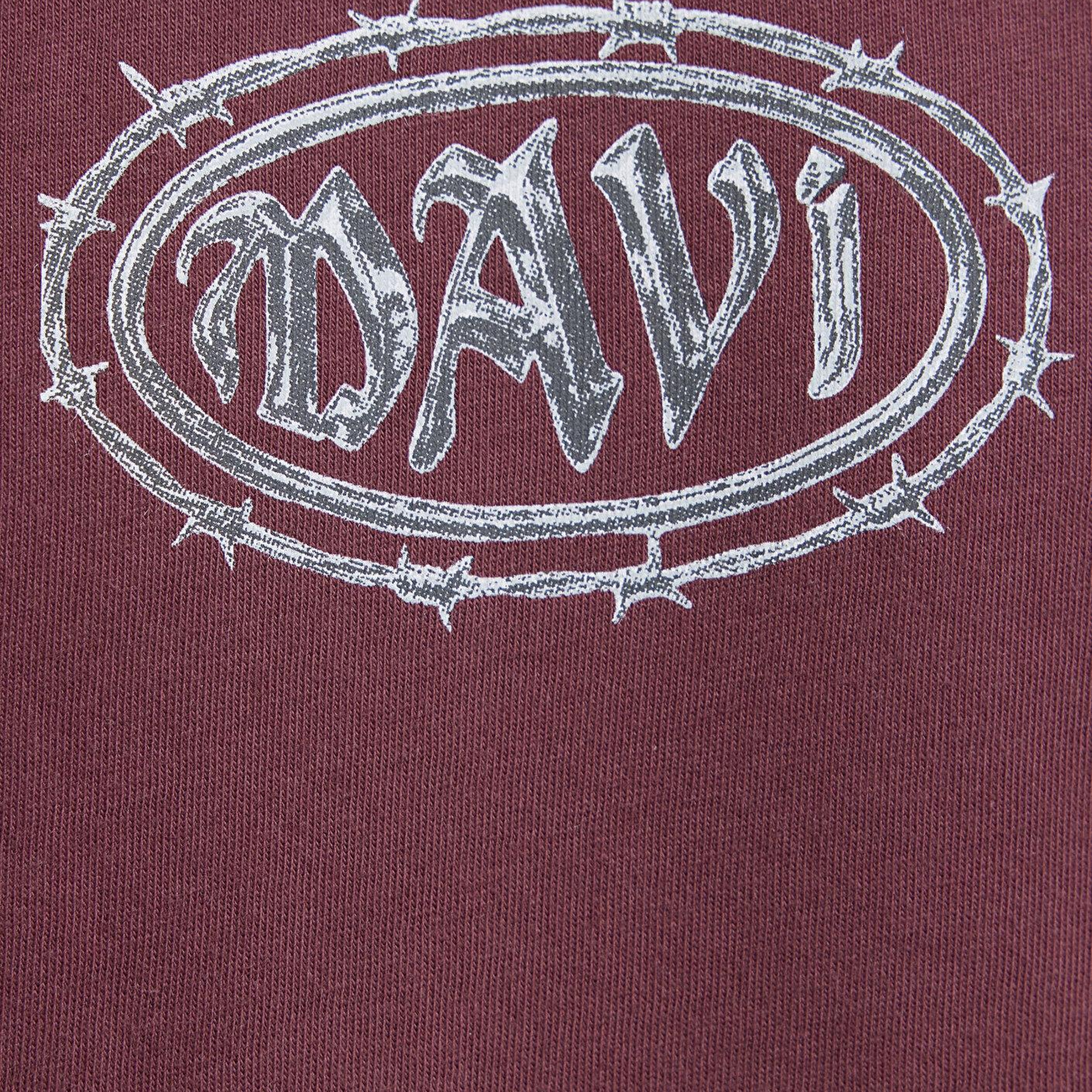 Mavi Mavi Baskılı Bordo Tişört Oversize / Geniş Kesim 0613211-70396