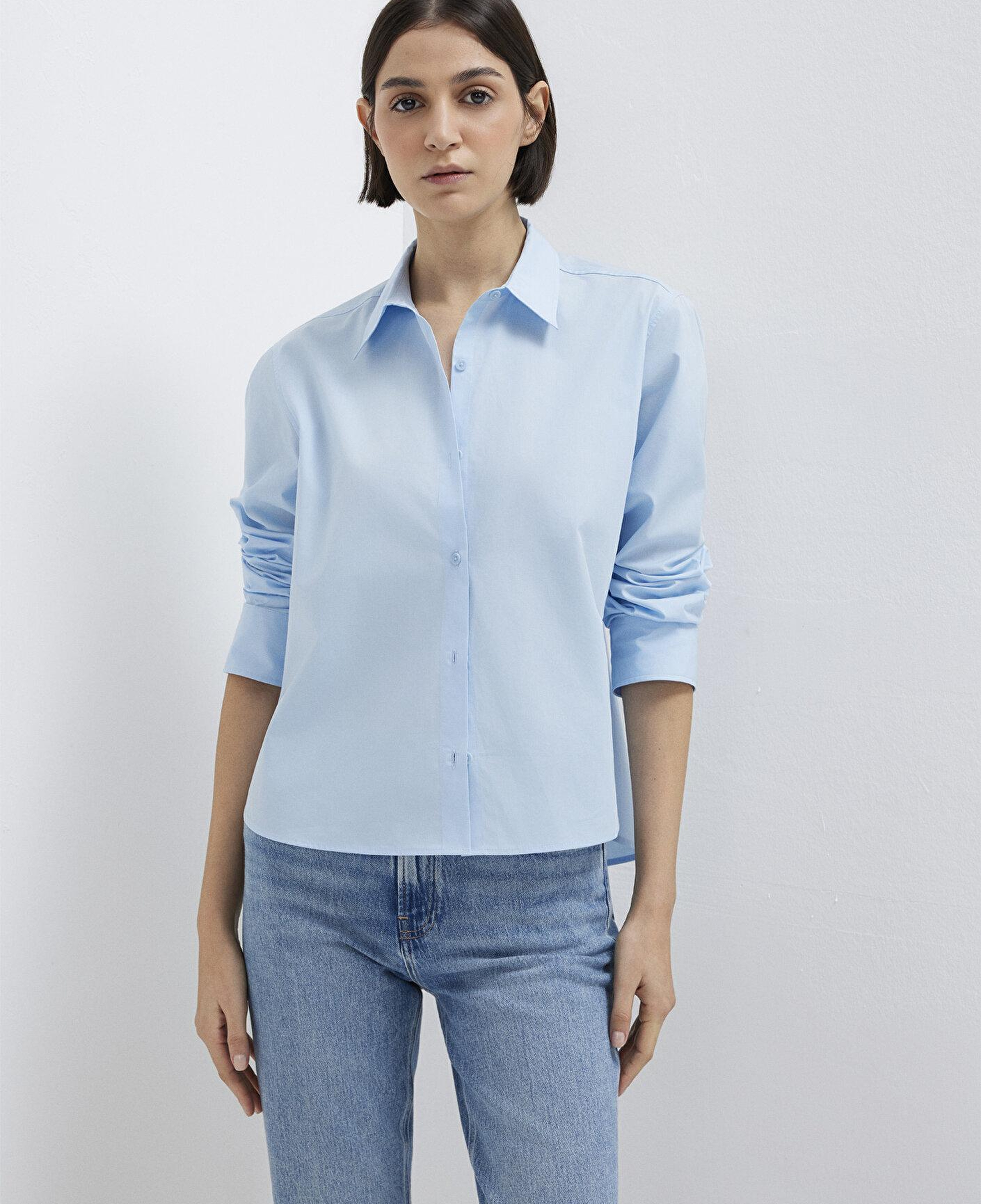 Mavi Mavi Gömlek Loose Fit / Bol Rahat Kesim 1211433-90160