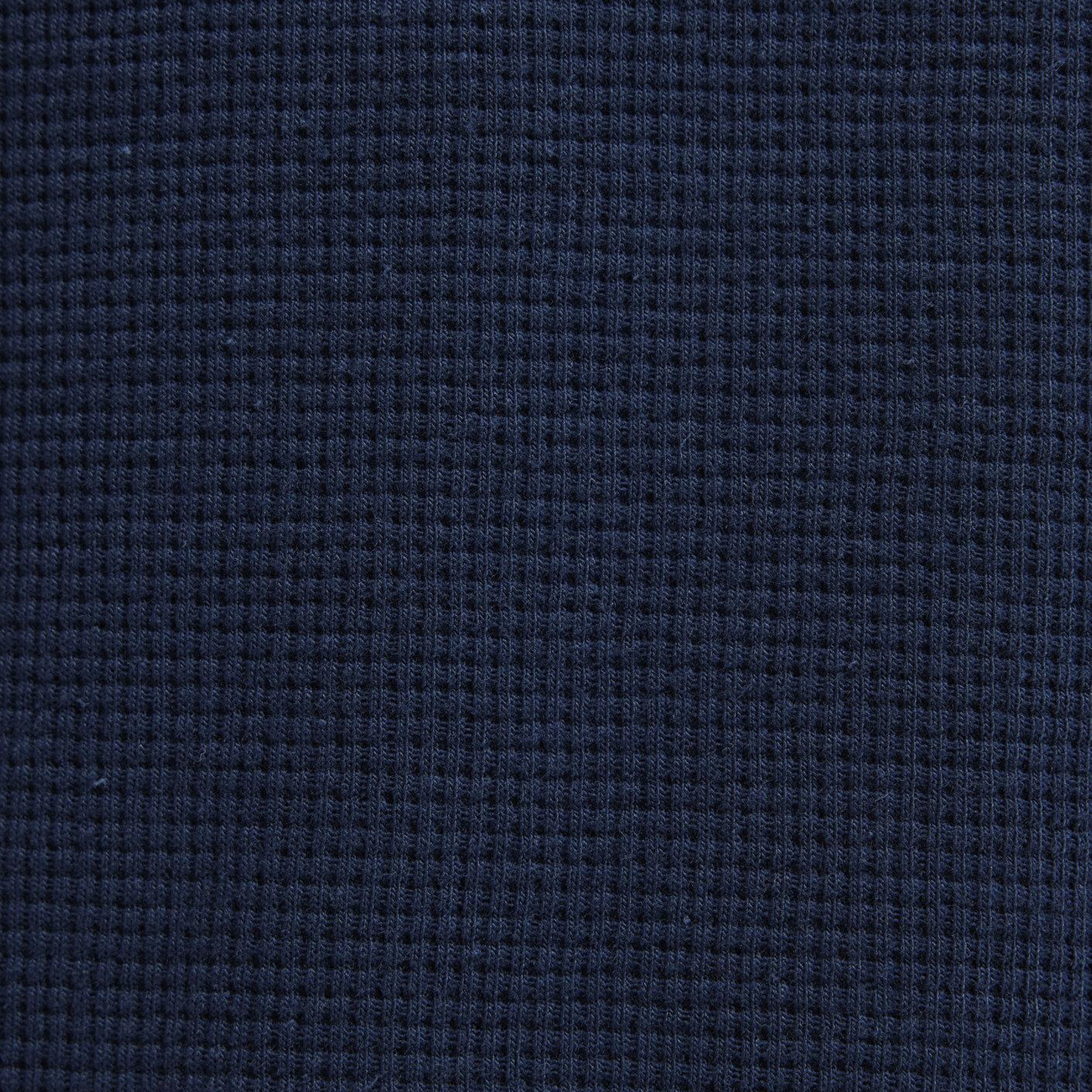 Mavi Uzun Kollu Dokulu Lacivert Basic Tişört Slim Fit / Dar Kesim 0610106-70490