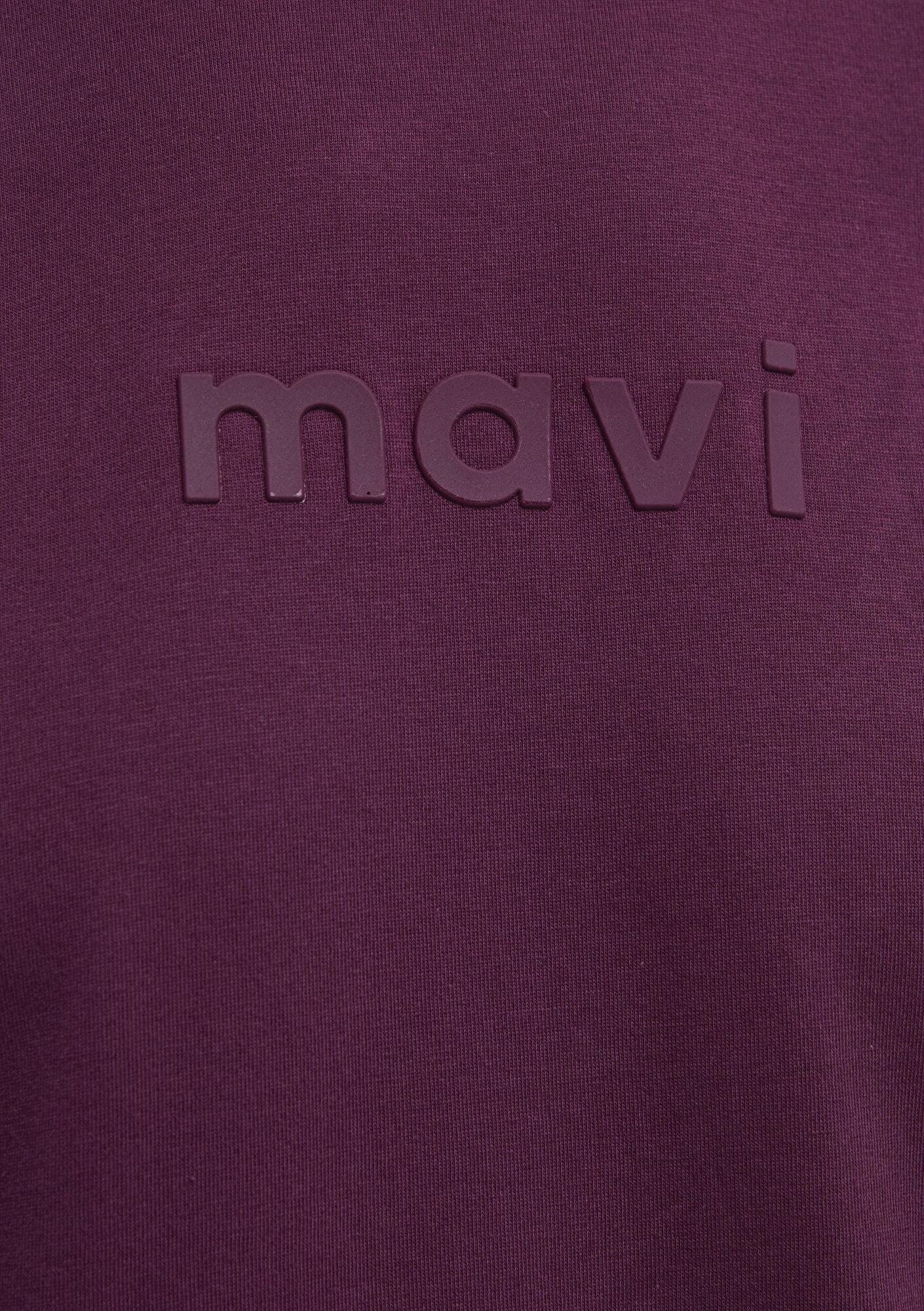 Mavi Mavi Logo Baskılı Mor Tişört Regular Fit / Normal Kesim 0612732-70670