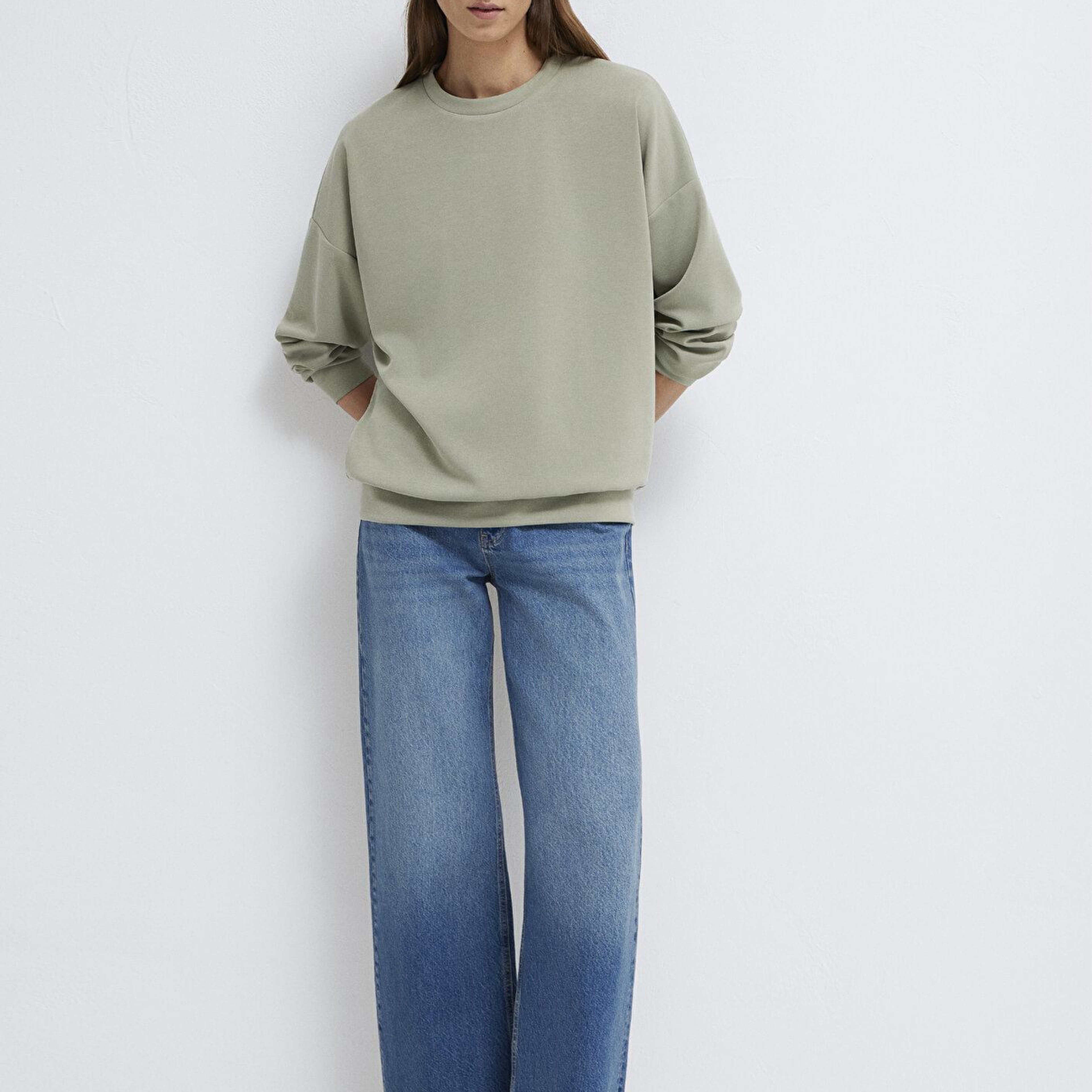 Mavi Soft-Premium Yeşil (TENCEL™) Modal Karışımlı Sweatshirt 168837-71481