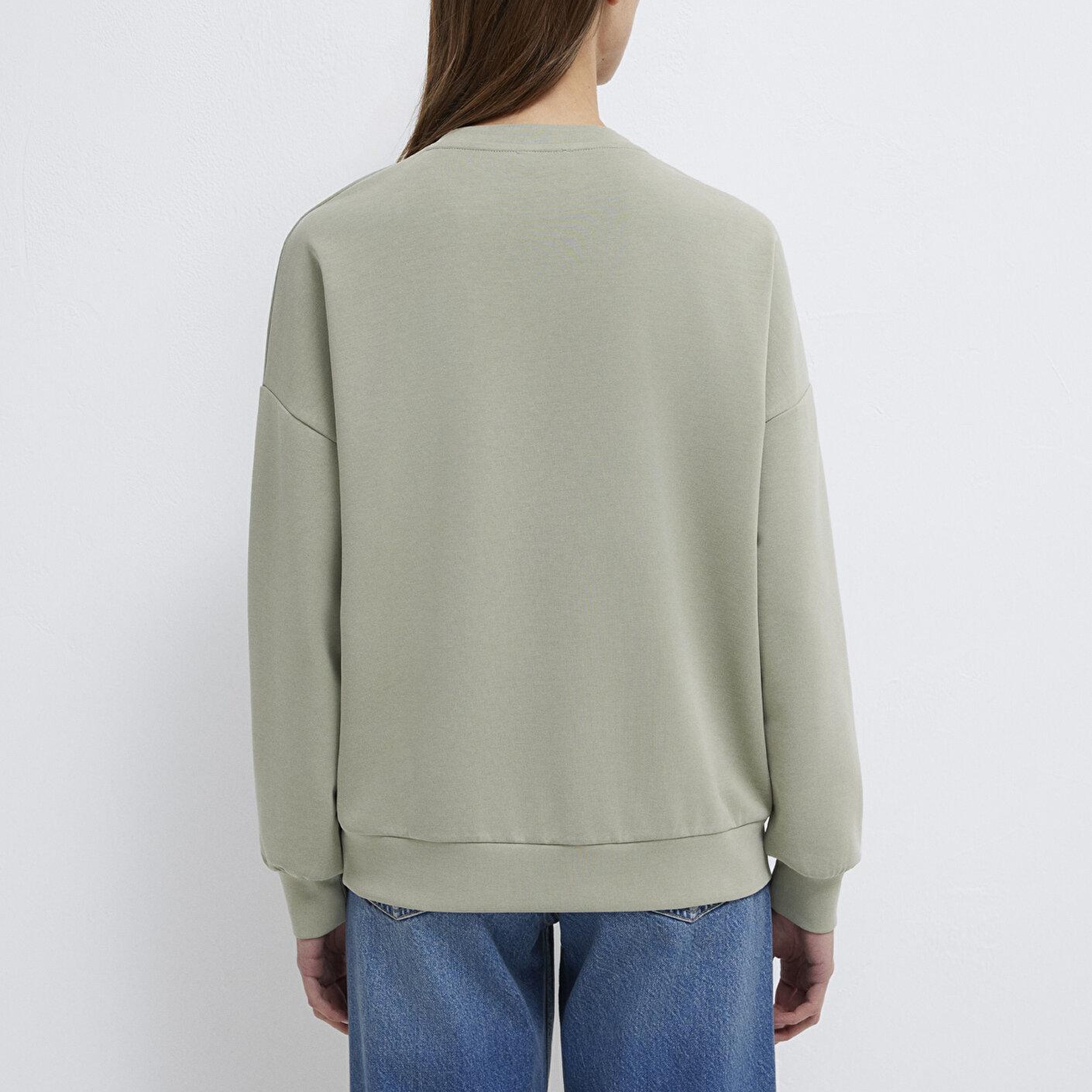 Mavi Soft-Premium Yeşil (TENCEL™) Modal Karışımlı Sweatshirt 168837-71481