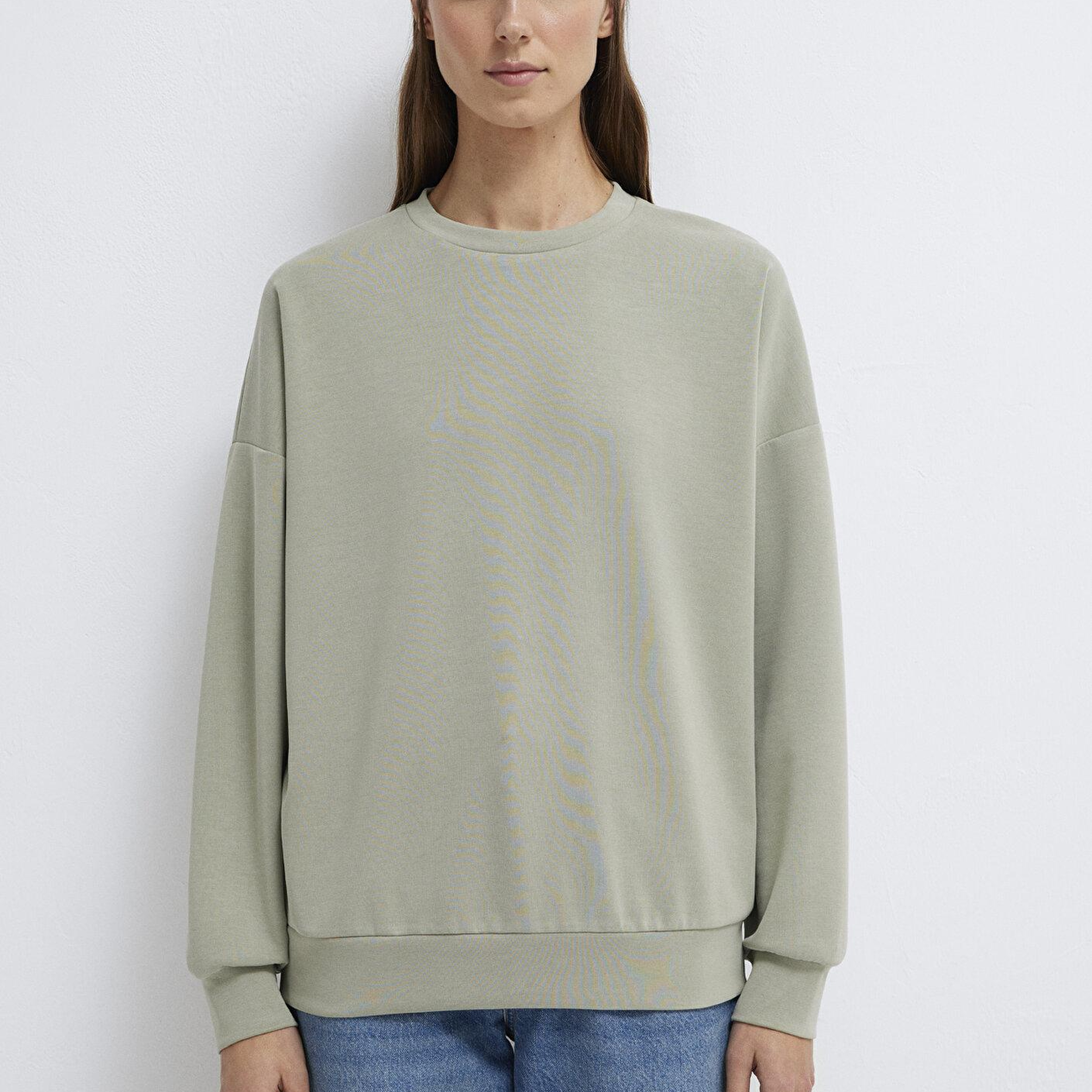 Mavi Soft-Premium Yeşil (TENCEL™) Modal Karışımlı Sweatshirt 168837-71481