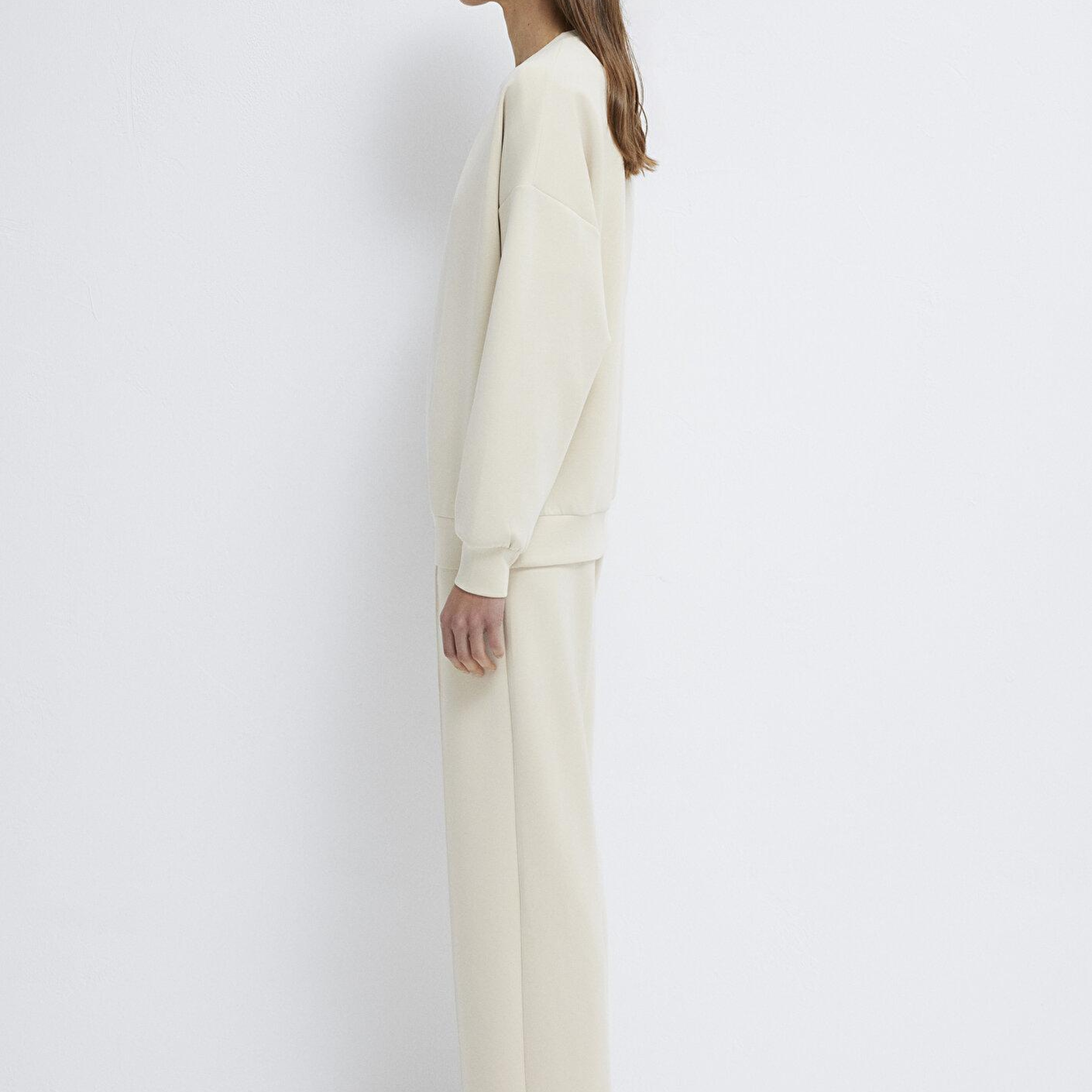 Mavi Soft-Premium Ekru (TENCEL™) Modal Karışımlı Sweatshirt 168837-70065