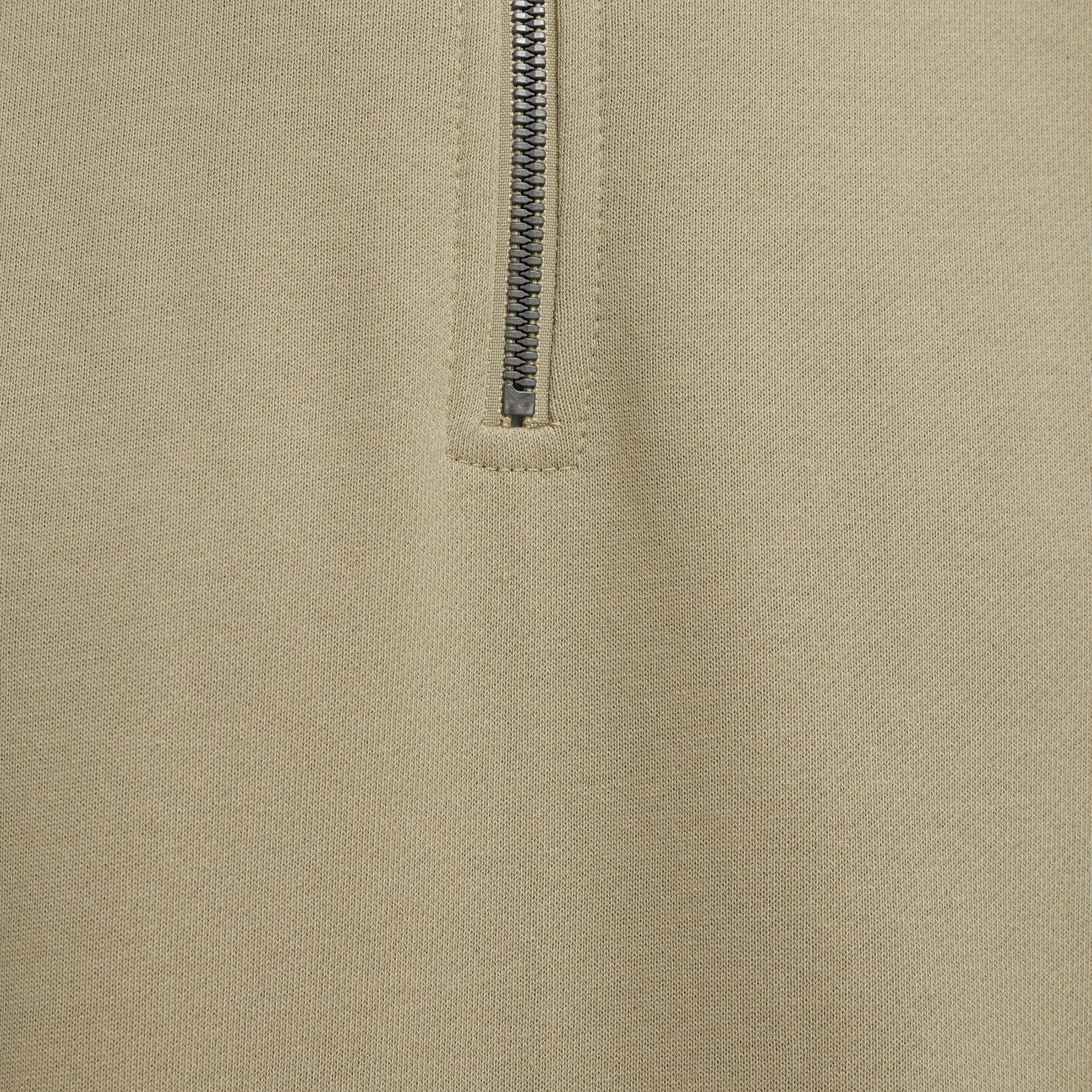 Mavi Yarı Fermuarlı Basic Bej Sweatshirt 0S10419-70204