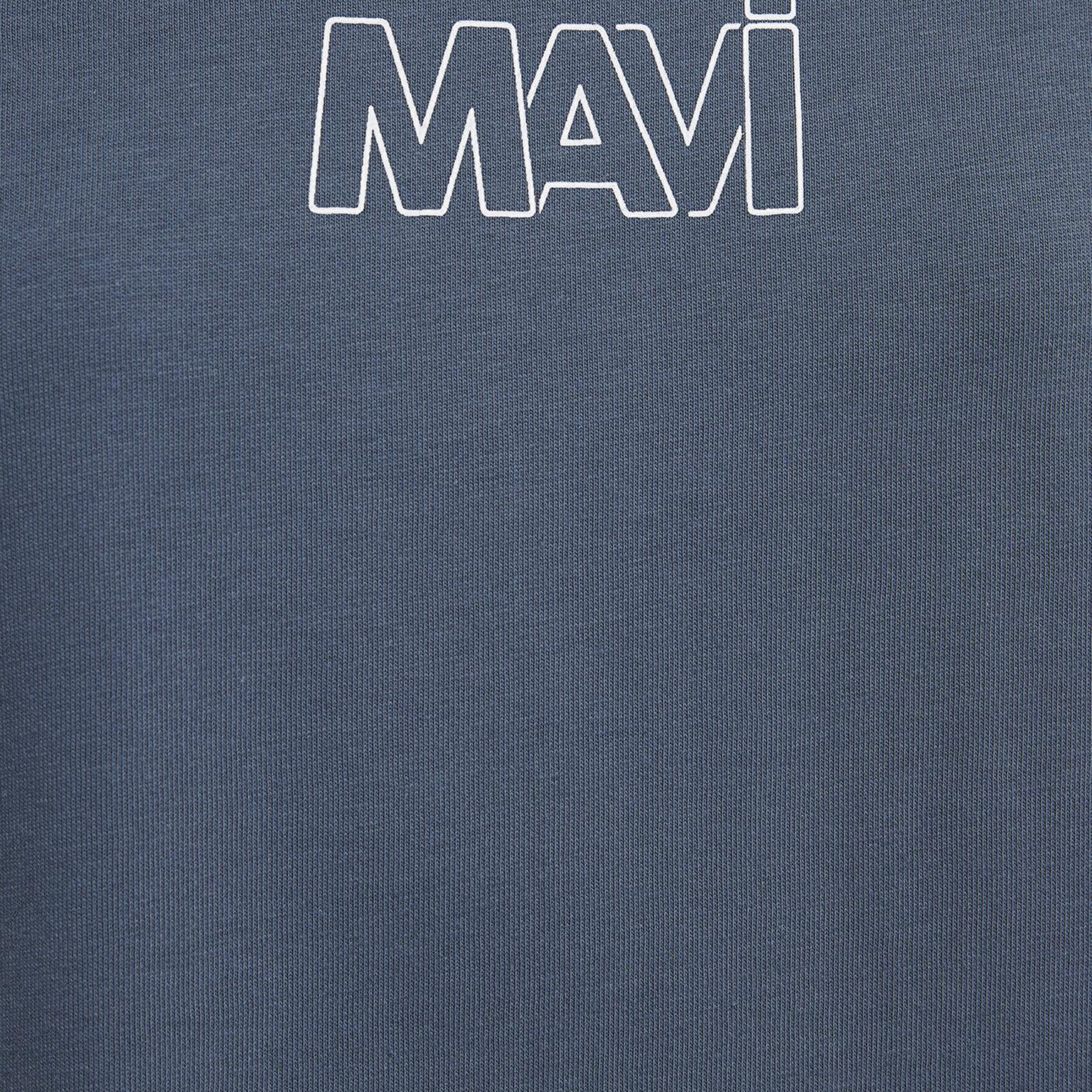 Mavi Mavi Logo Baskılı Lacivert Tişört Oversize / Geniş Kesim 1611592-80776