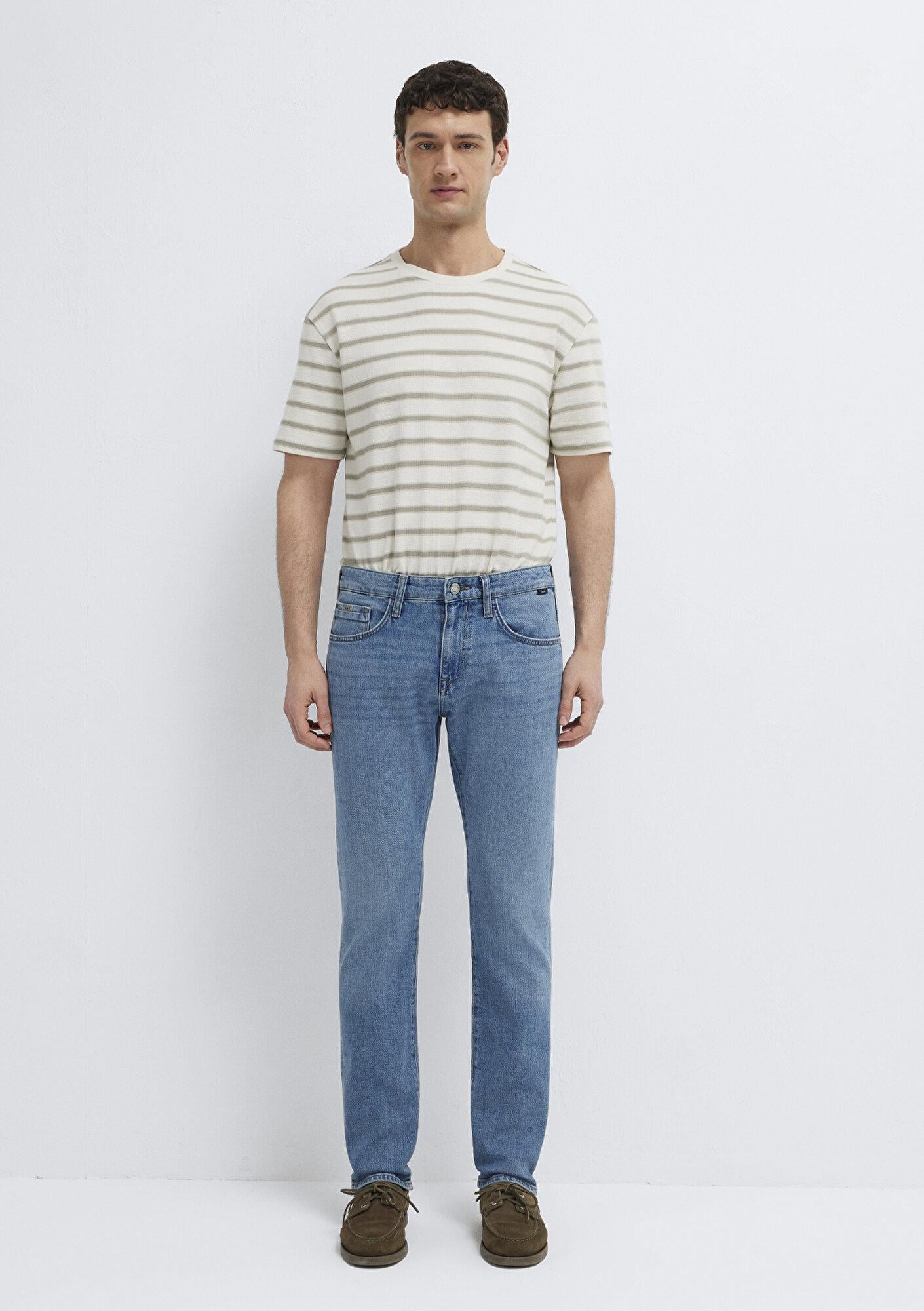Mavi Jake Premium Blue Puslu Açık Mavi Jean Pantolon 0042283030