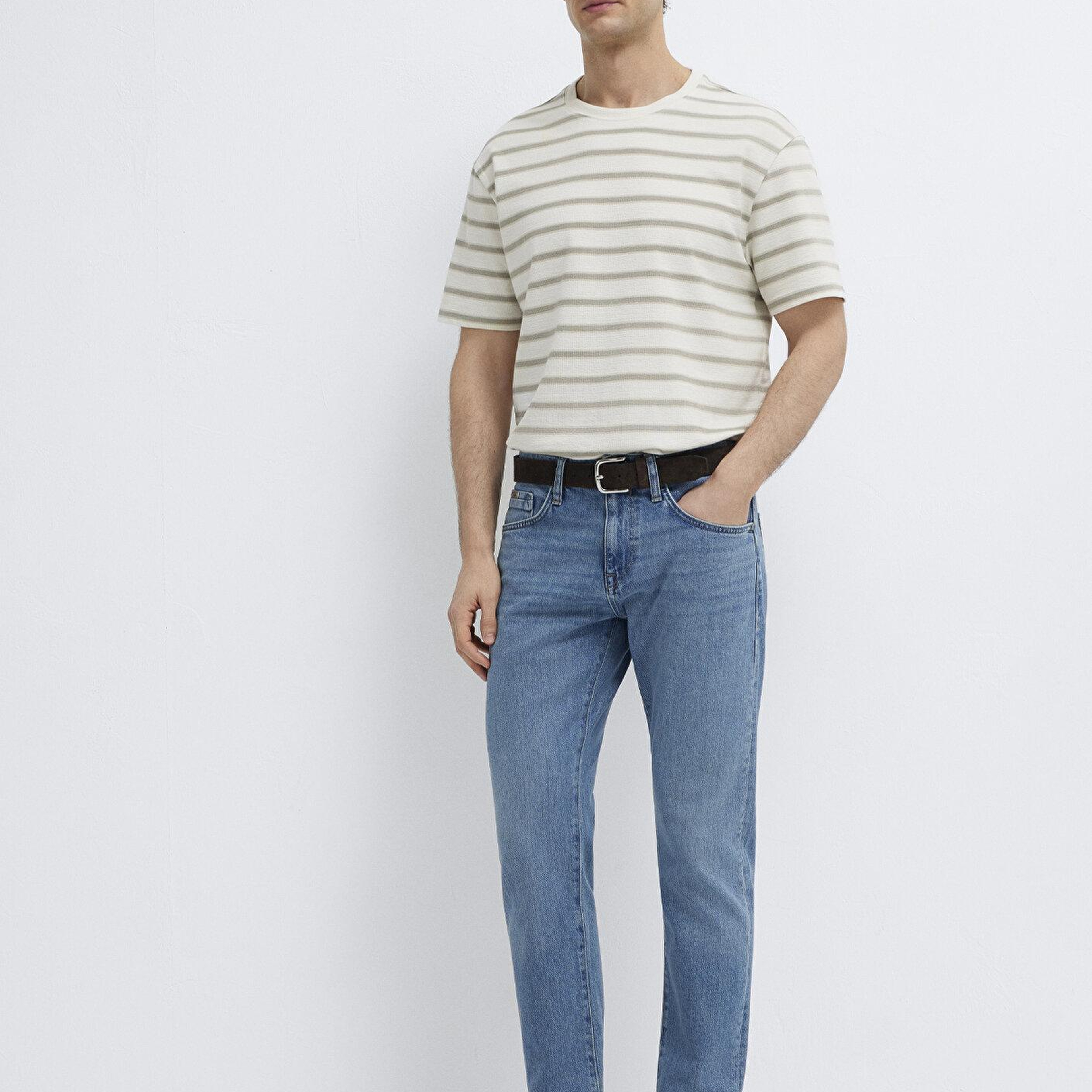 Mavi Jake Premium Blue Puslu Açık Mavi Jean Pantolon 0042283030