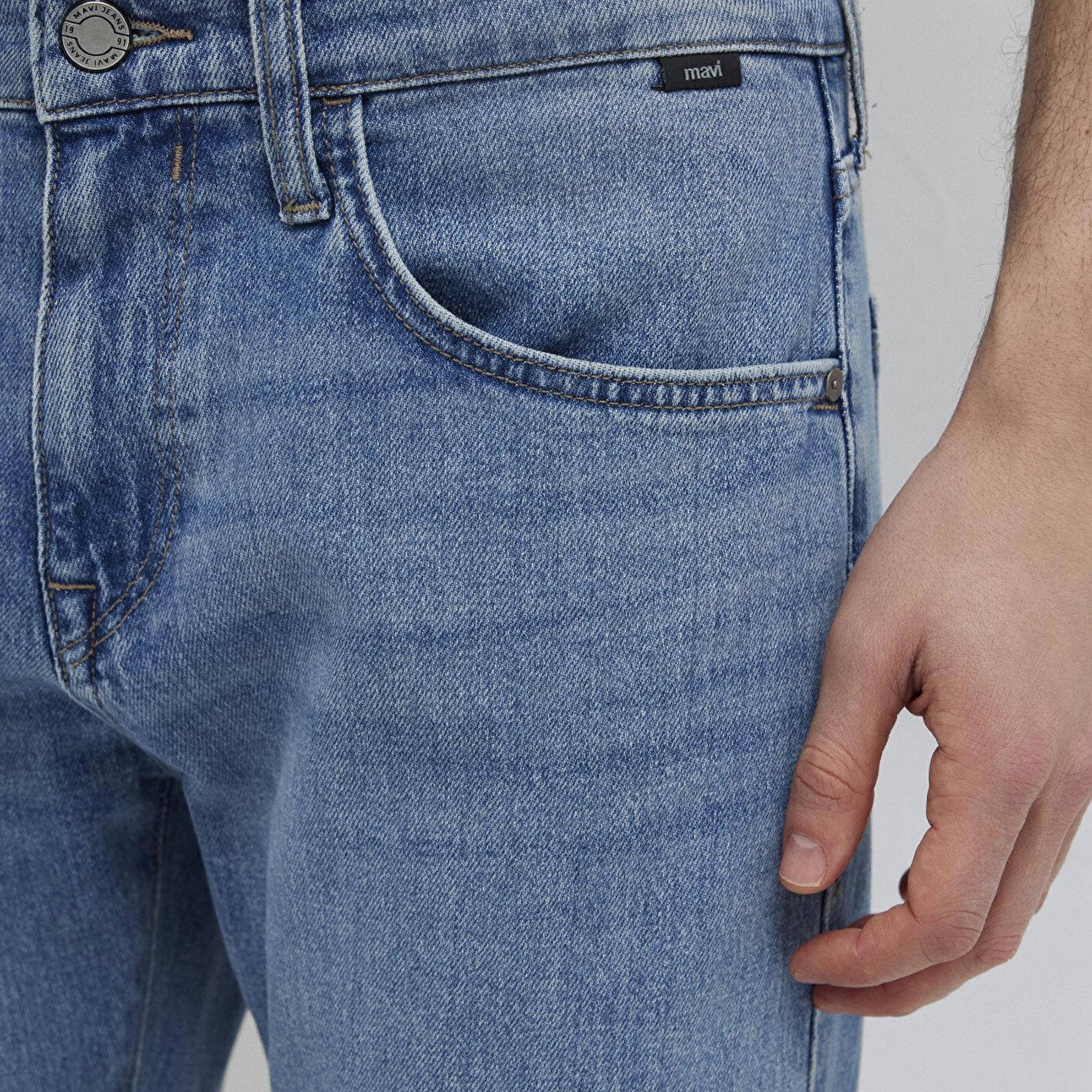 Mavi Jake Premium Blue Puslu Açık Mavi Jean Pantolon 0042283030