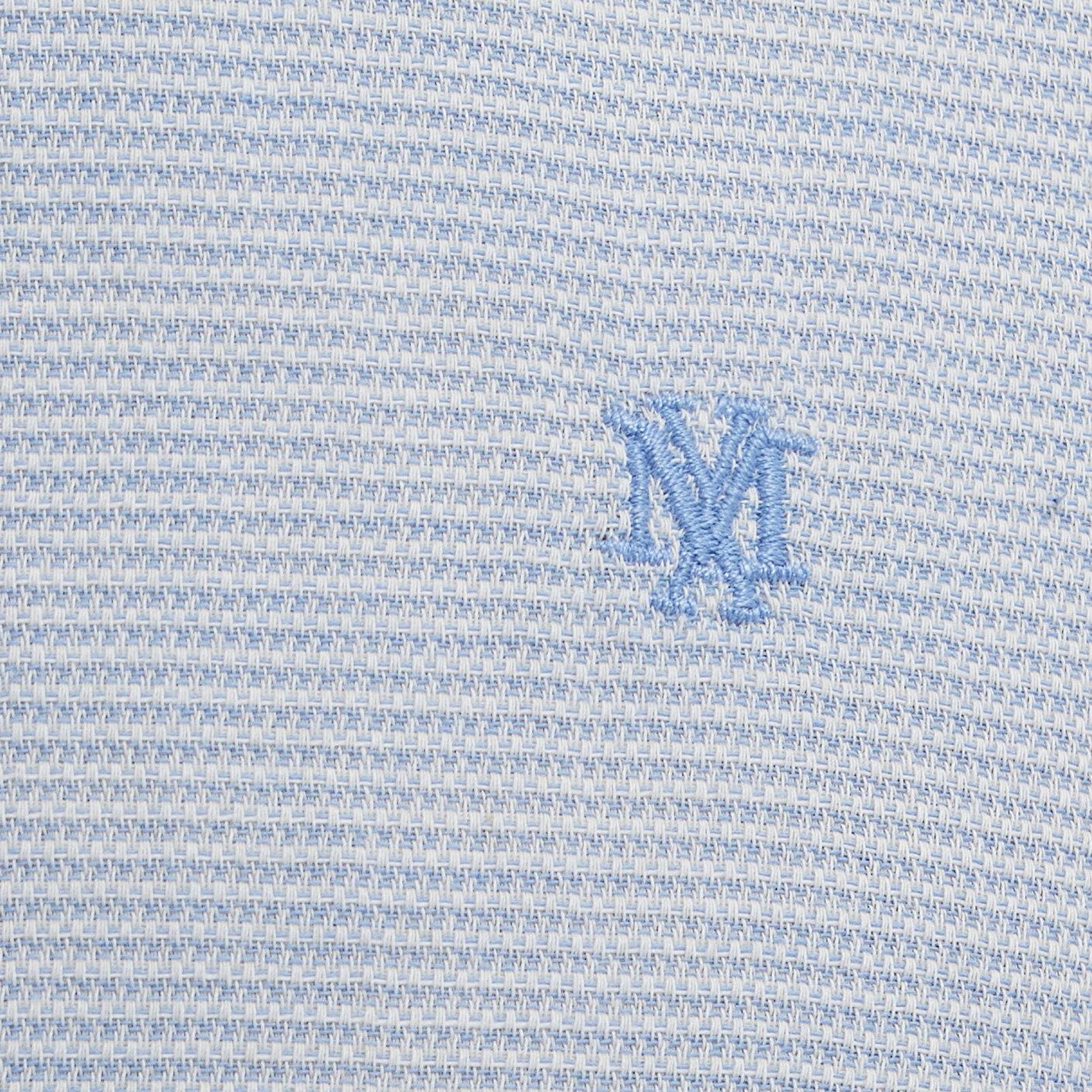 Mavi Mühür Logo Nakışlı Mavi Gömlek Slim Fit / Dar Kesim 0211899-86659