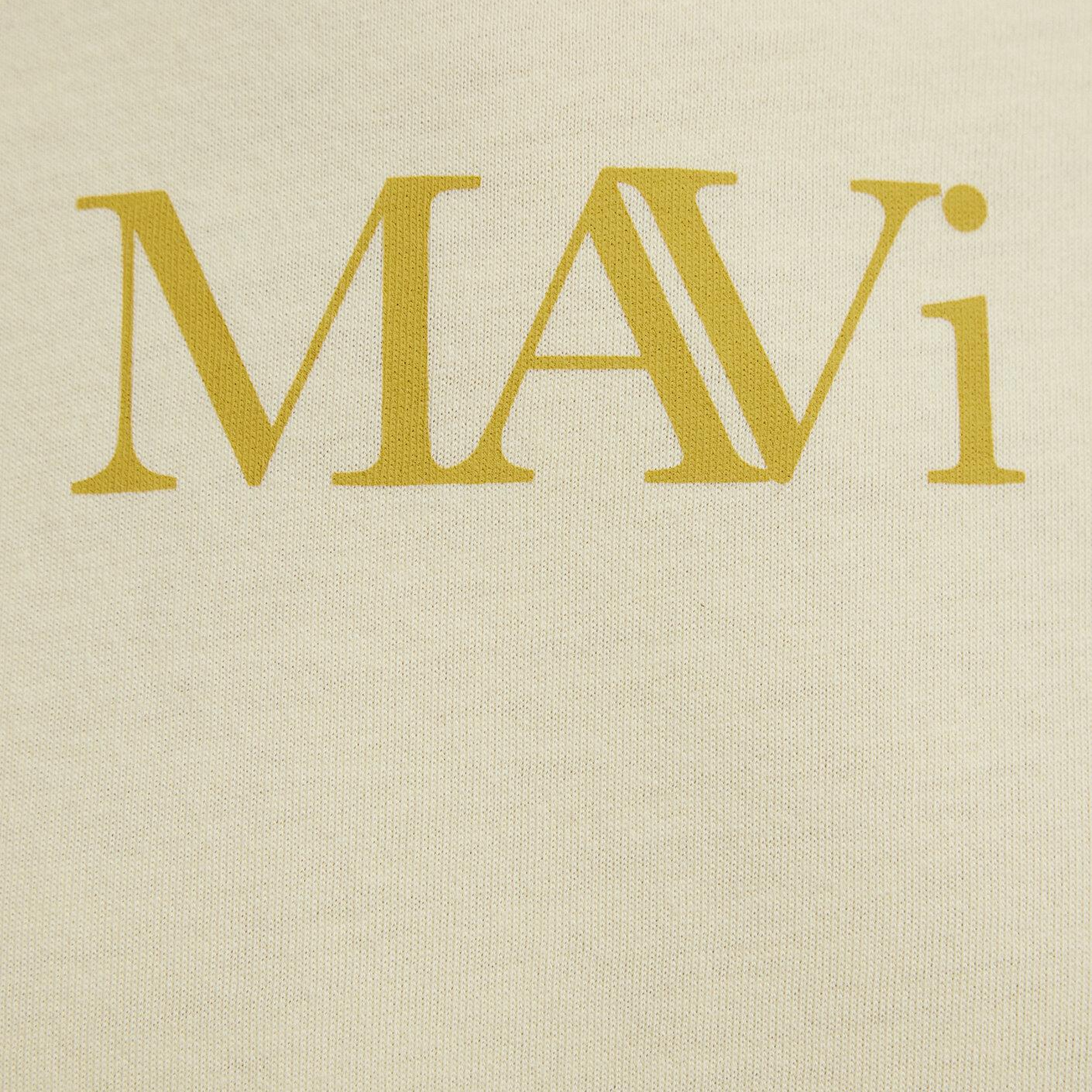 Mavi Mavi Logo Baskılı Sarı Tişört Regular Fit / Normal Kesim 1611594-71305