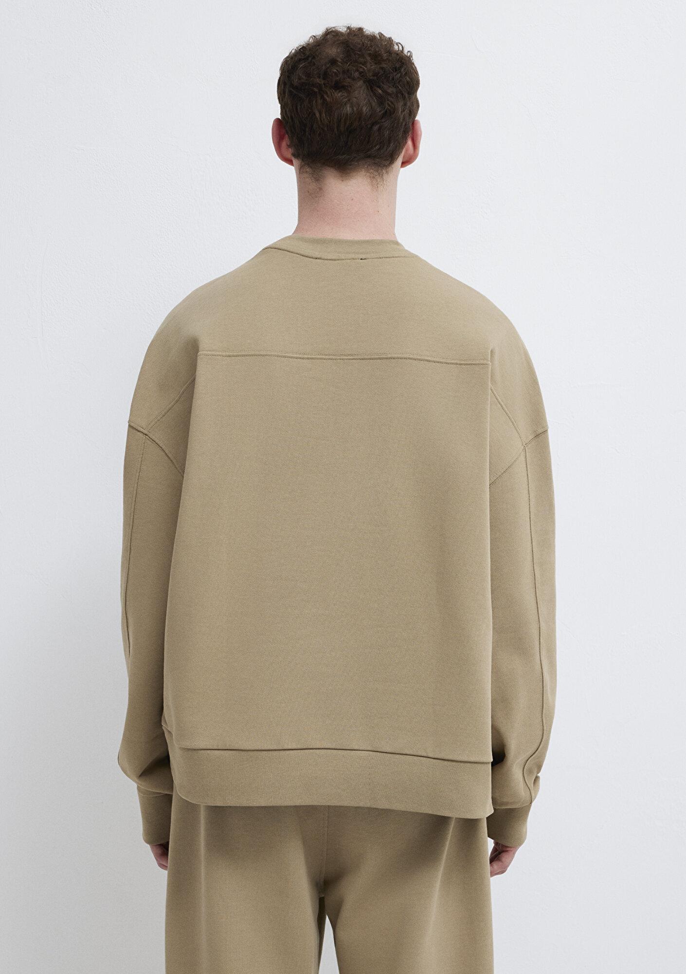 Mavi Bisiklet Yaka Bej Sweatshirt 0S10550-70362