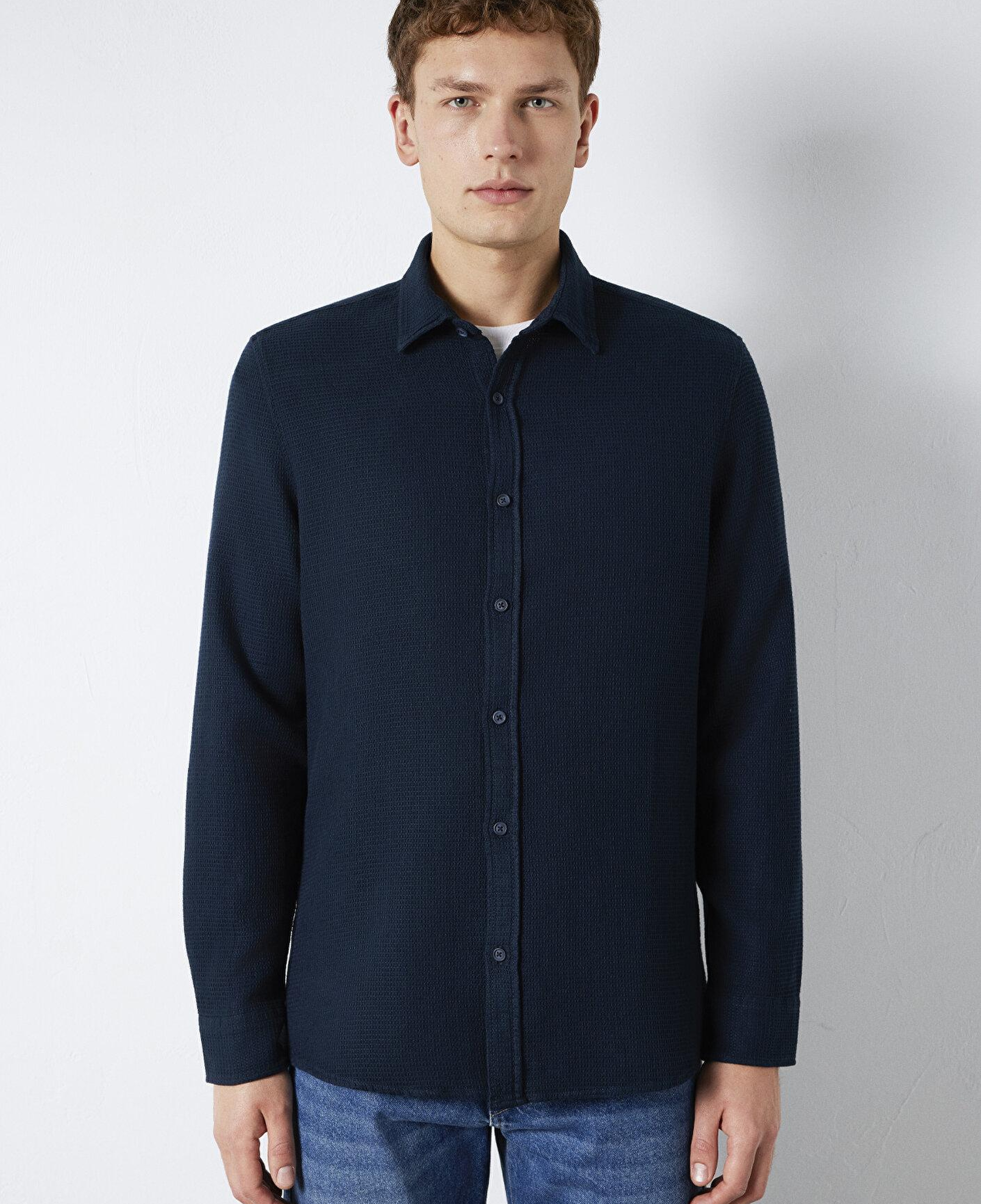 Mavi Lacivert Gömlek Regular Fit / Normal Kesim 0211875-70490