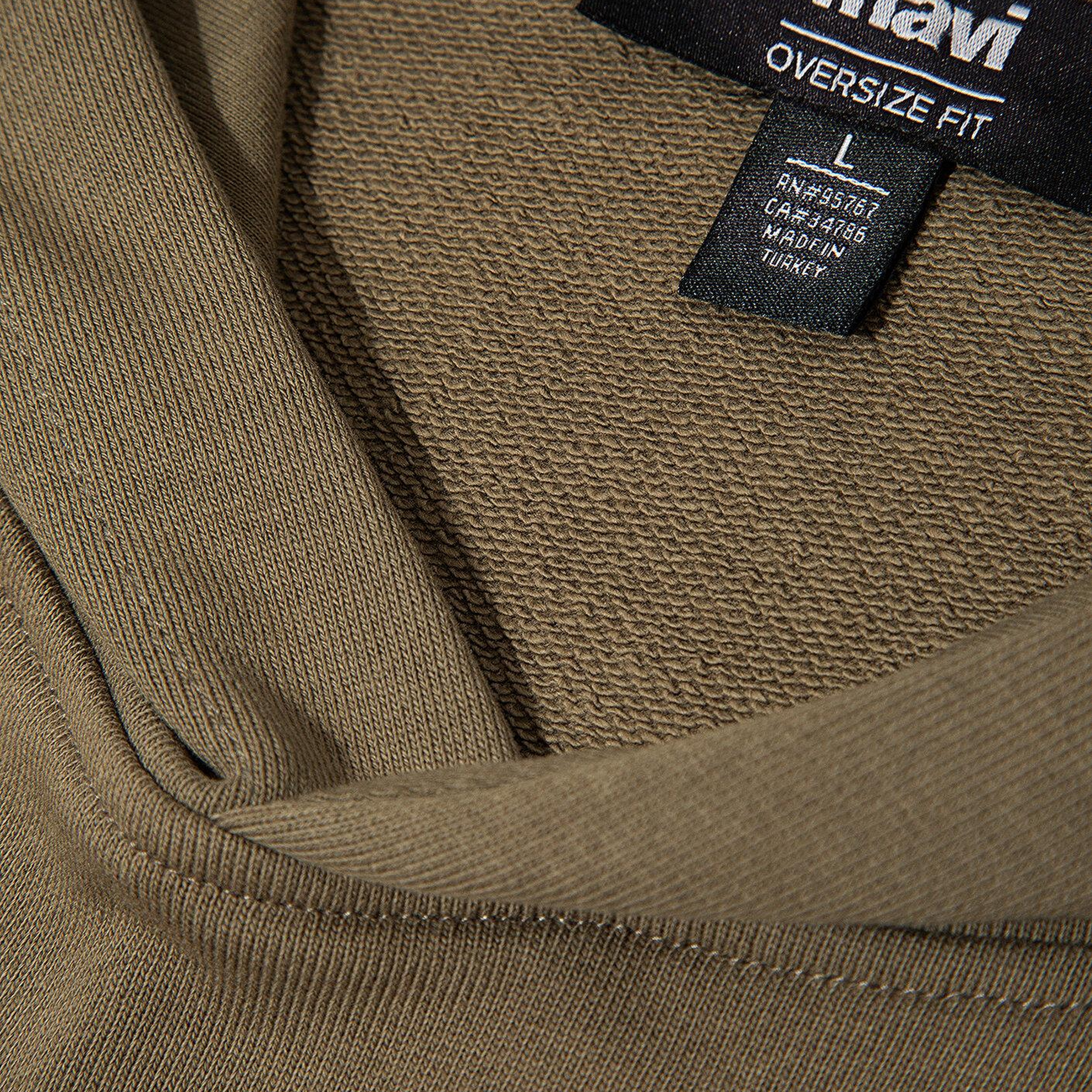 Mavi Kapüşonlu Haki Sweatshirt 0S10416-71564