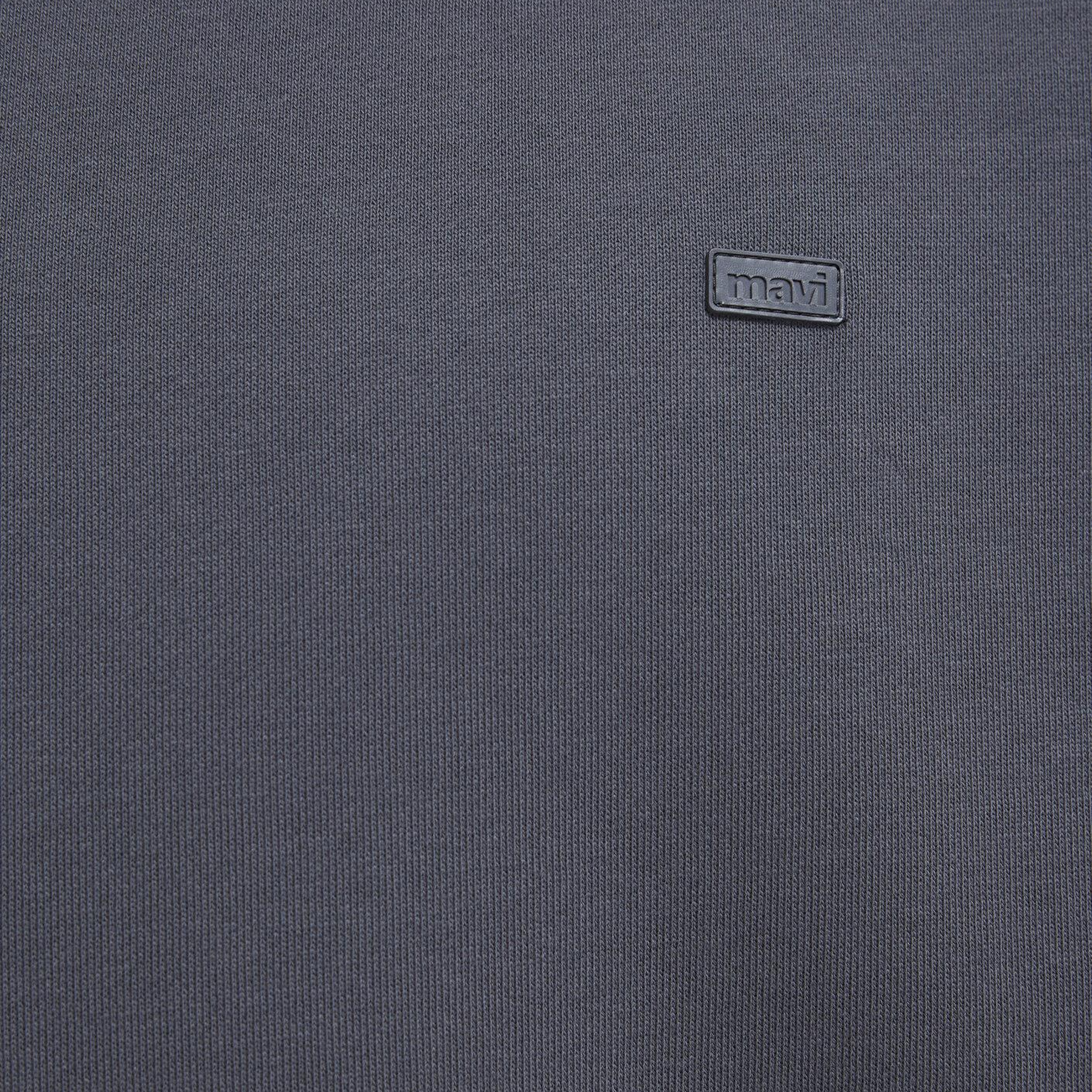 Mavi Kapüşonlu Antrasit Sweatshirt 0S10416-80955