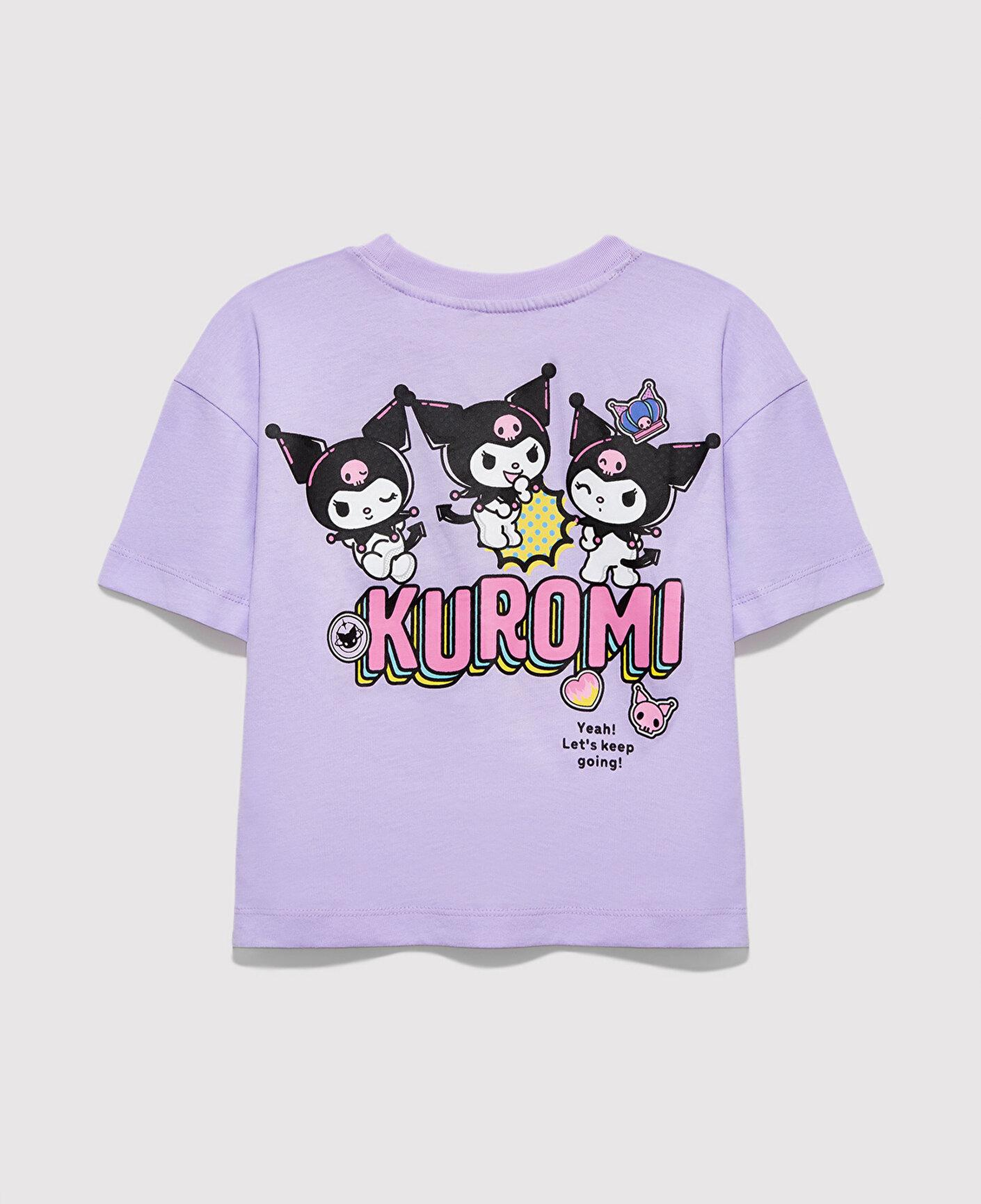 Mavi Kuromi Baskılı Mor Tişört Loose Fit / Bol Rahat Kesim 7610414-70519