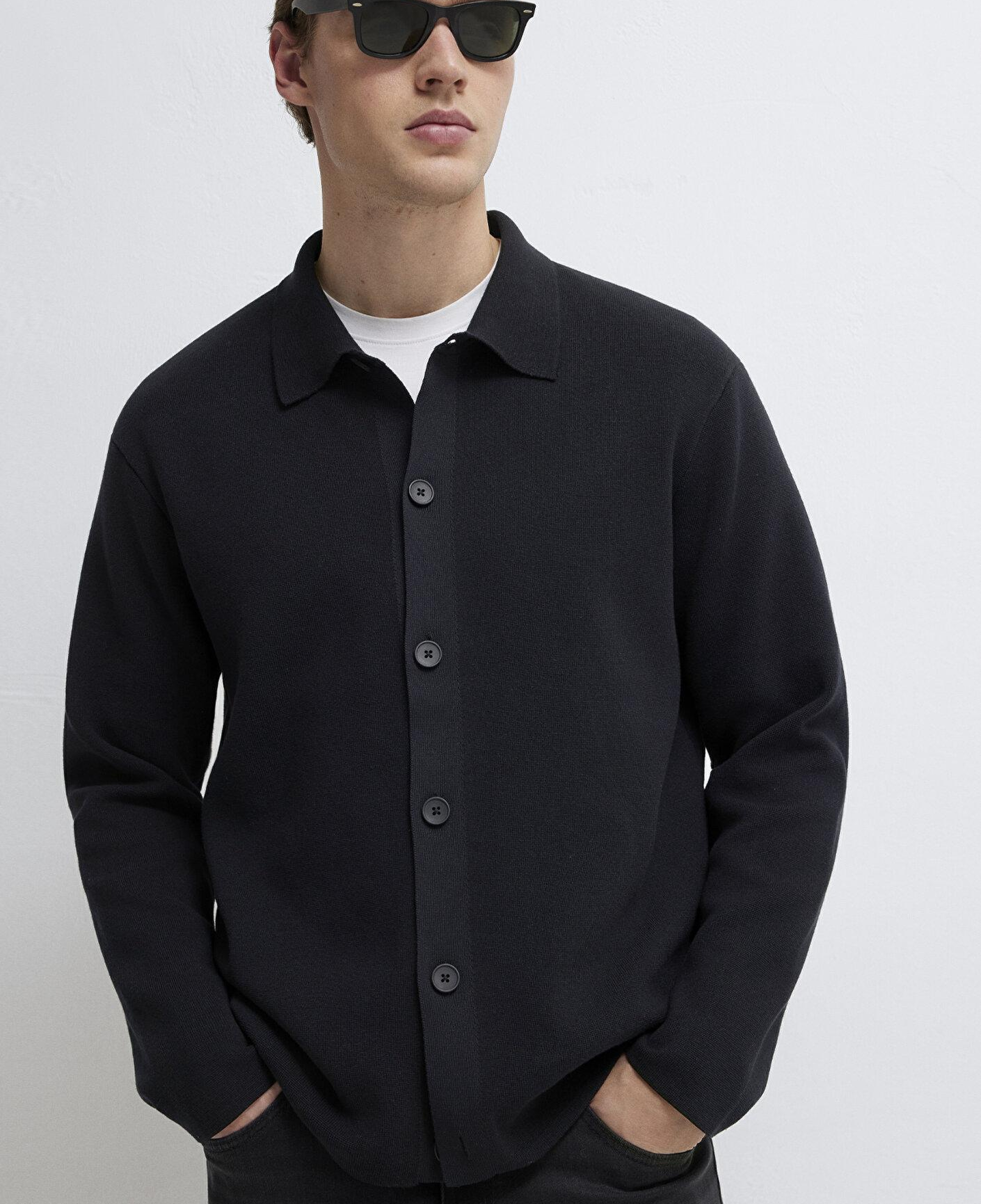 Mavi Mavi Black Siyah Hırka Regular Fit / Normal Kesim 0710393-900