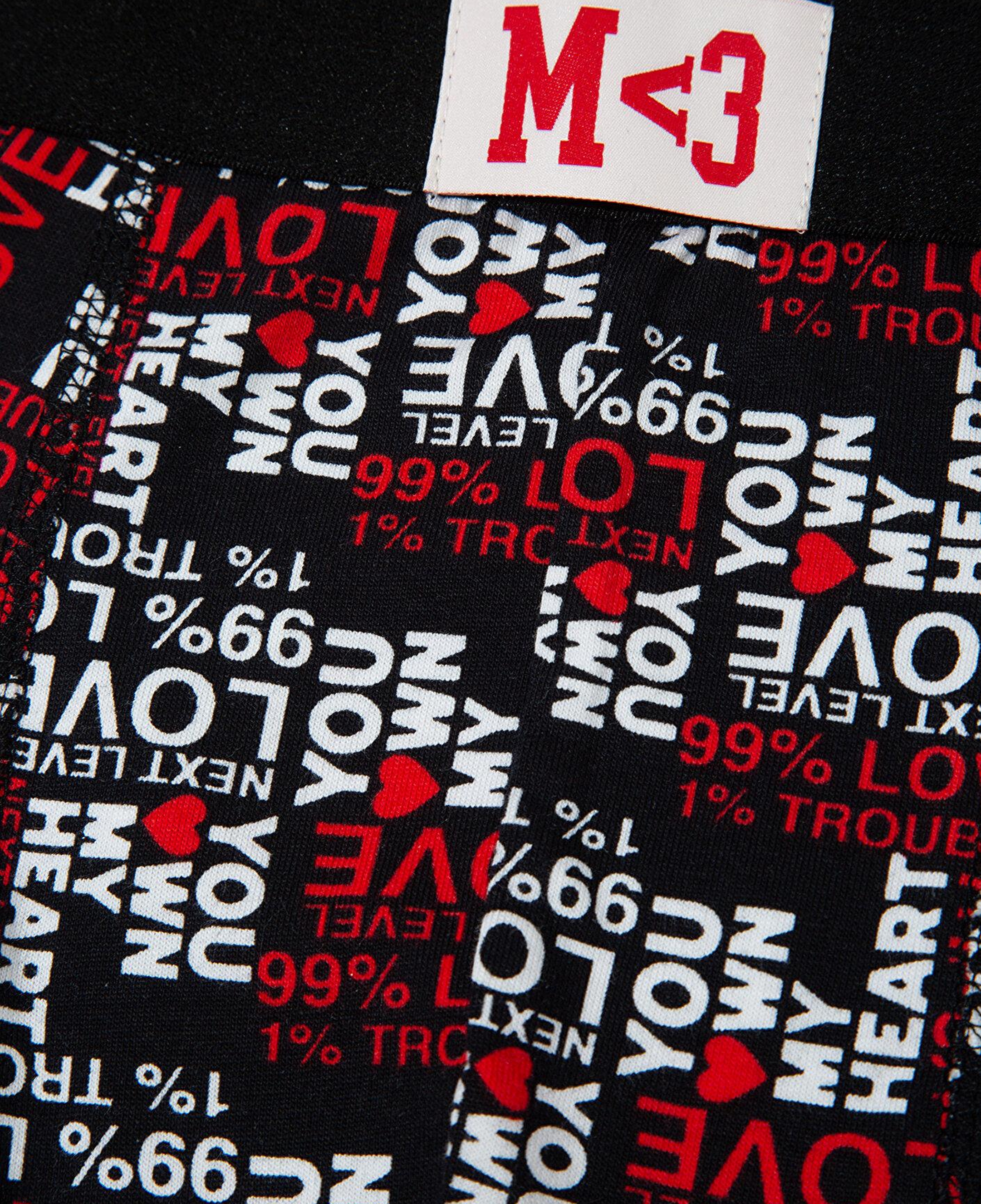 Mavi Baskılı Siyah Boxer 0912242-900