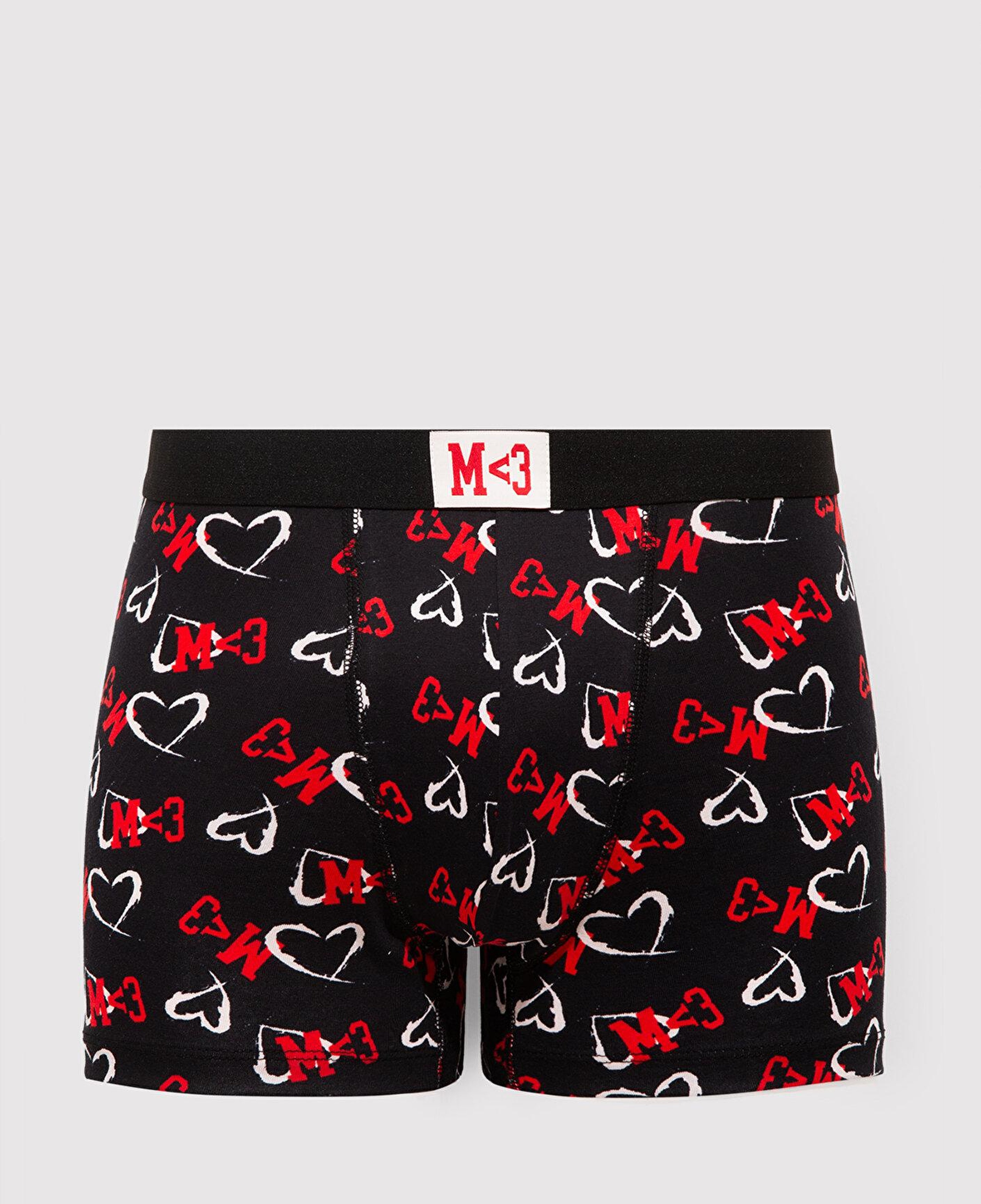 Mavi Baskılı Siyah Boxer 0912243-900