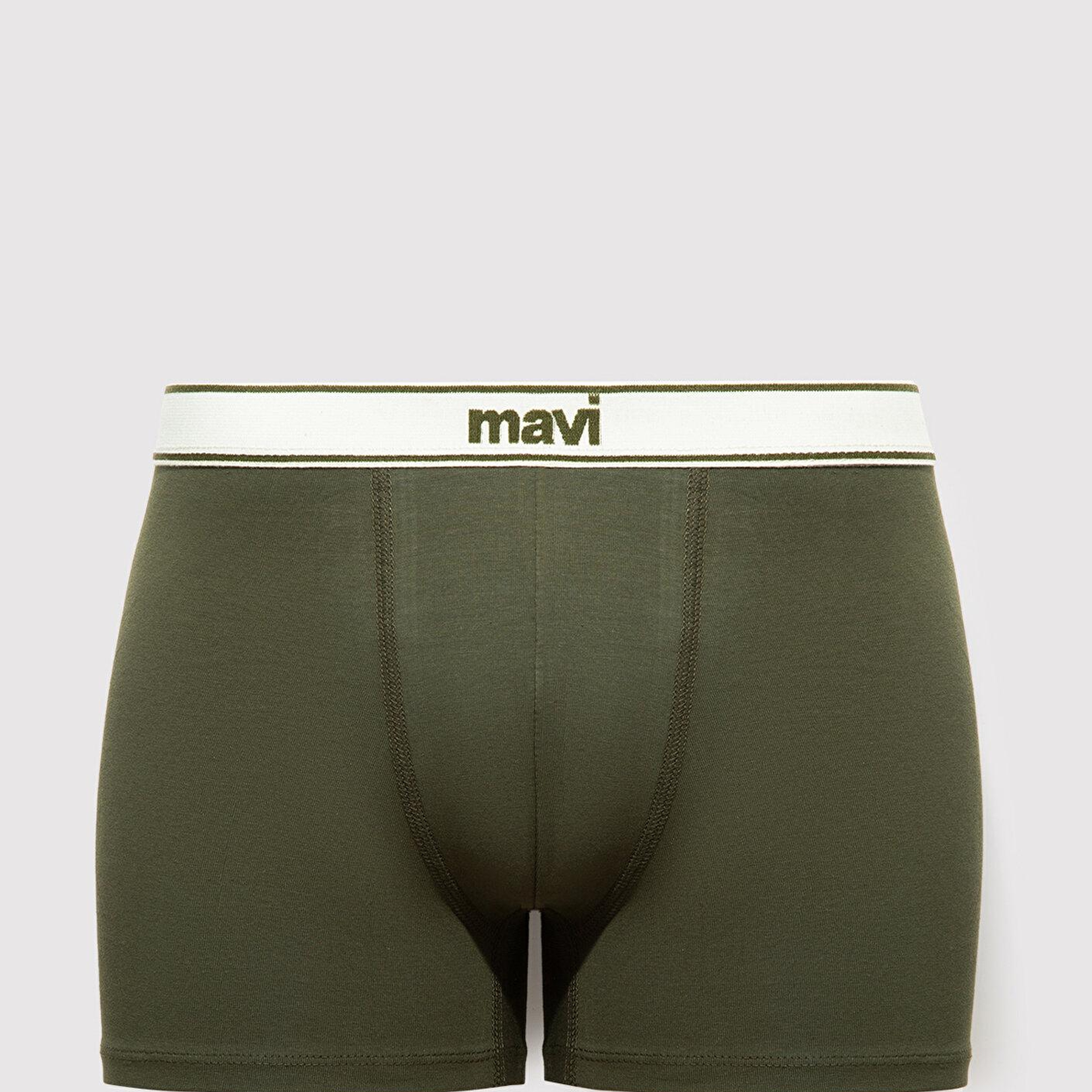Mavi 3lü Yeşil Basic Boxer 0912223-85543