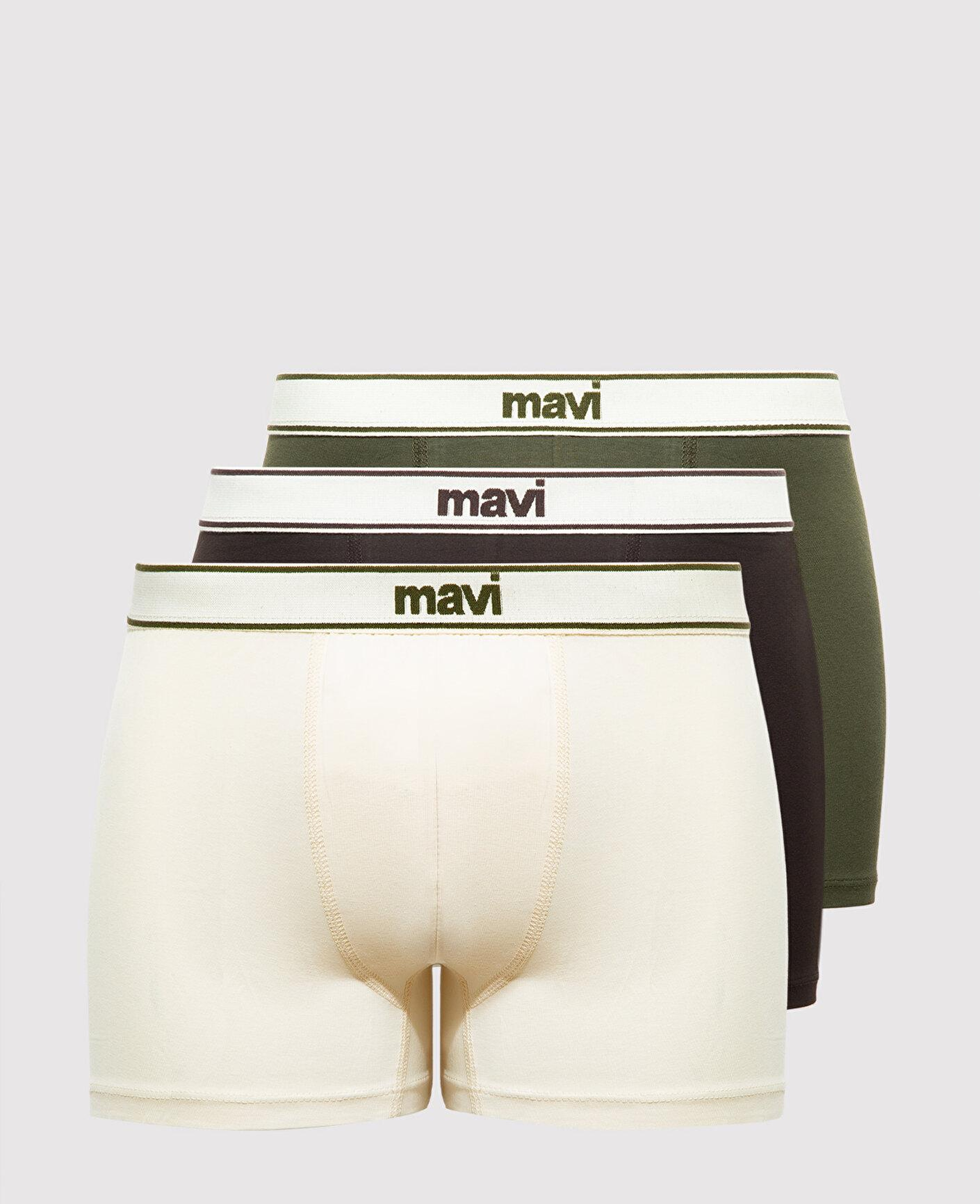 Mavi 3lü Yeşil Basic Boxer 0912223-85543