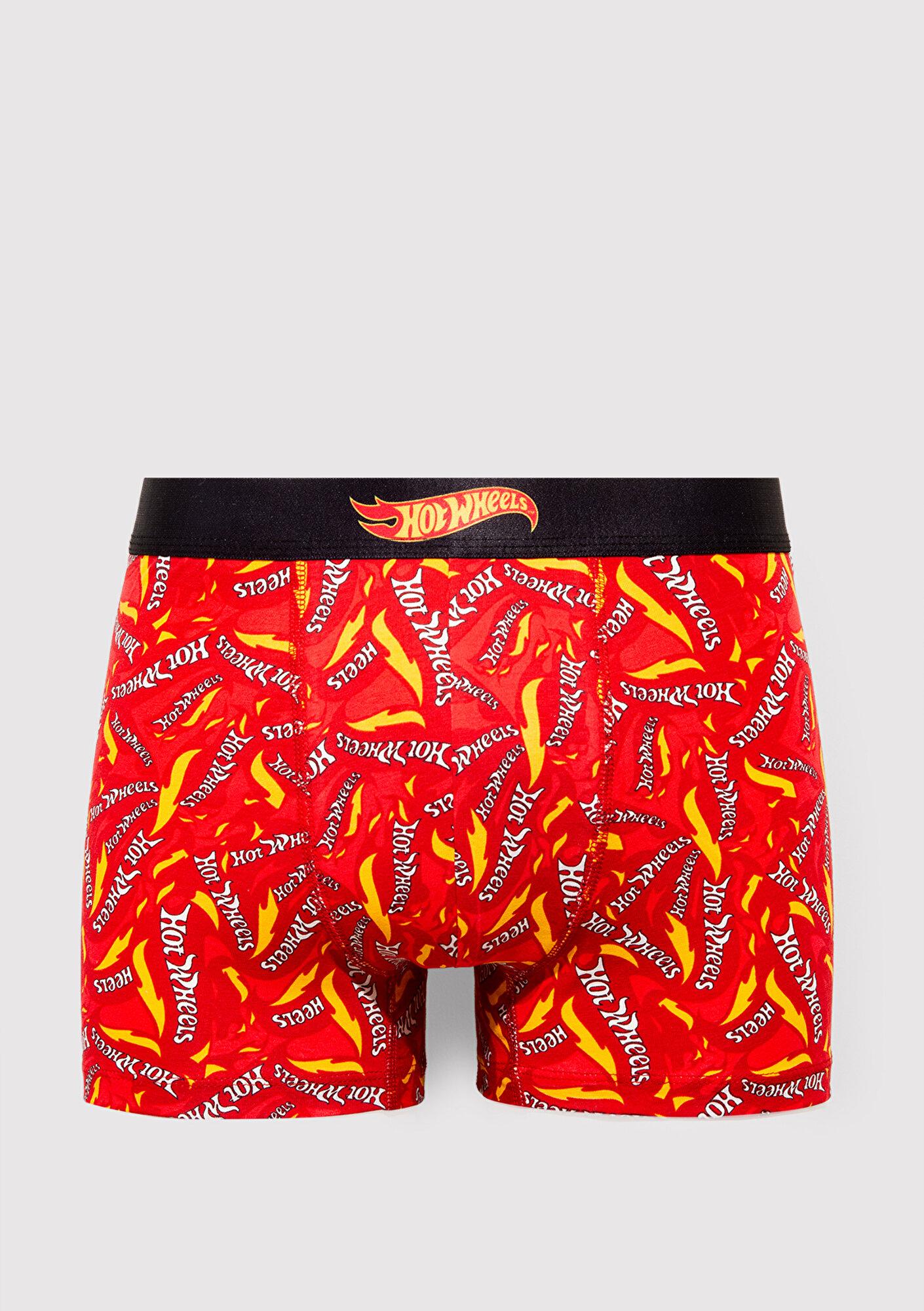Mavi Hot Wheels Baskılı Kırmızı Boxer 0912189-82054