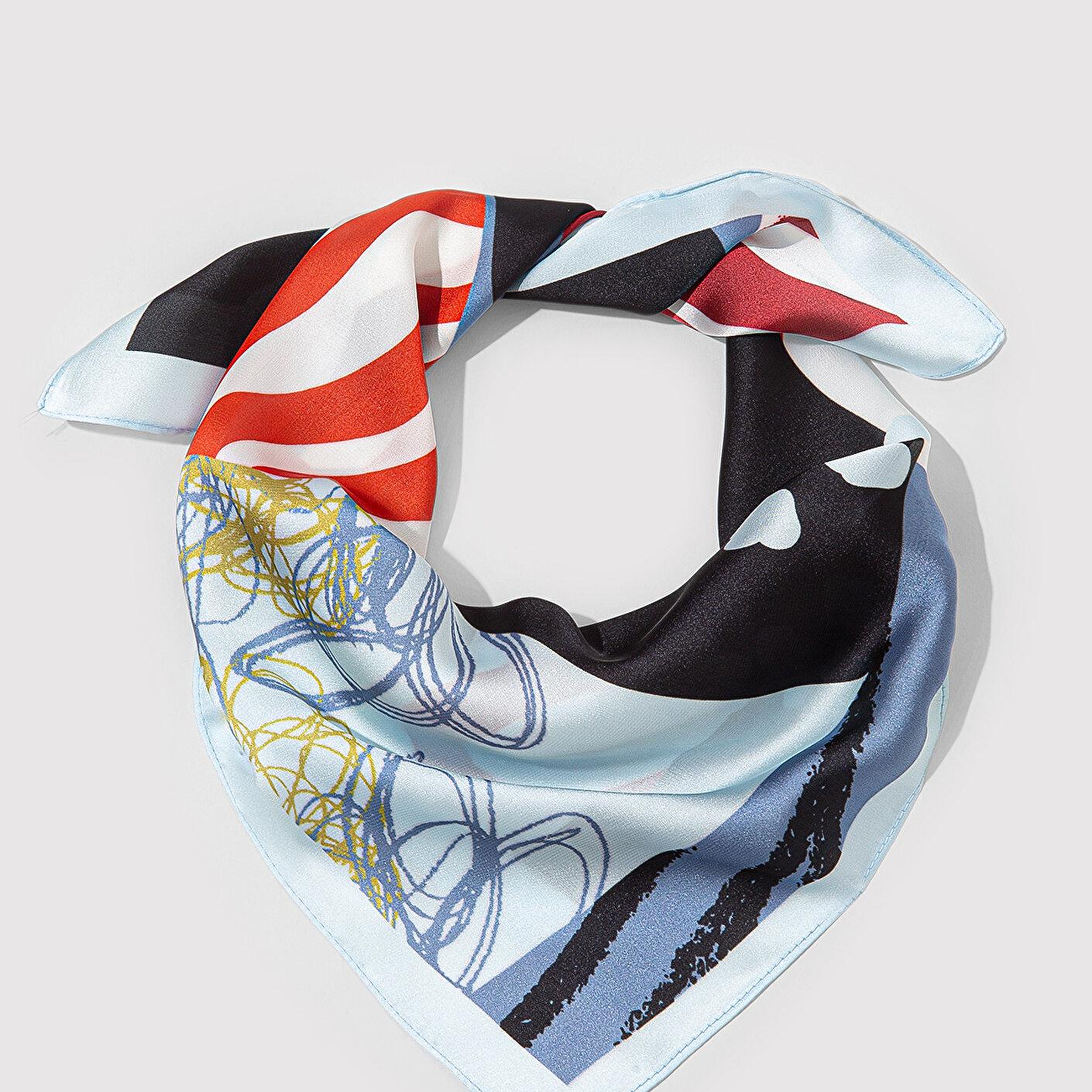 Mavi Baskılı Bandana 1913769-22189