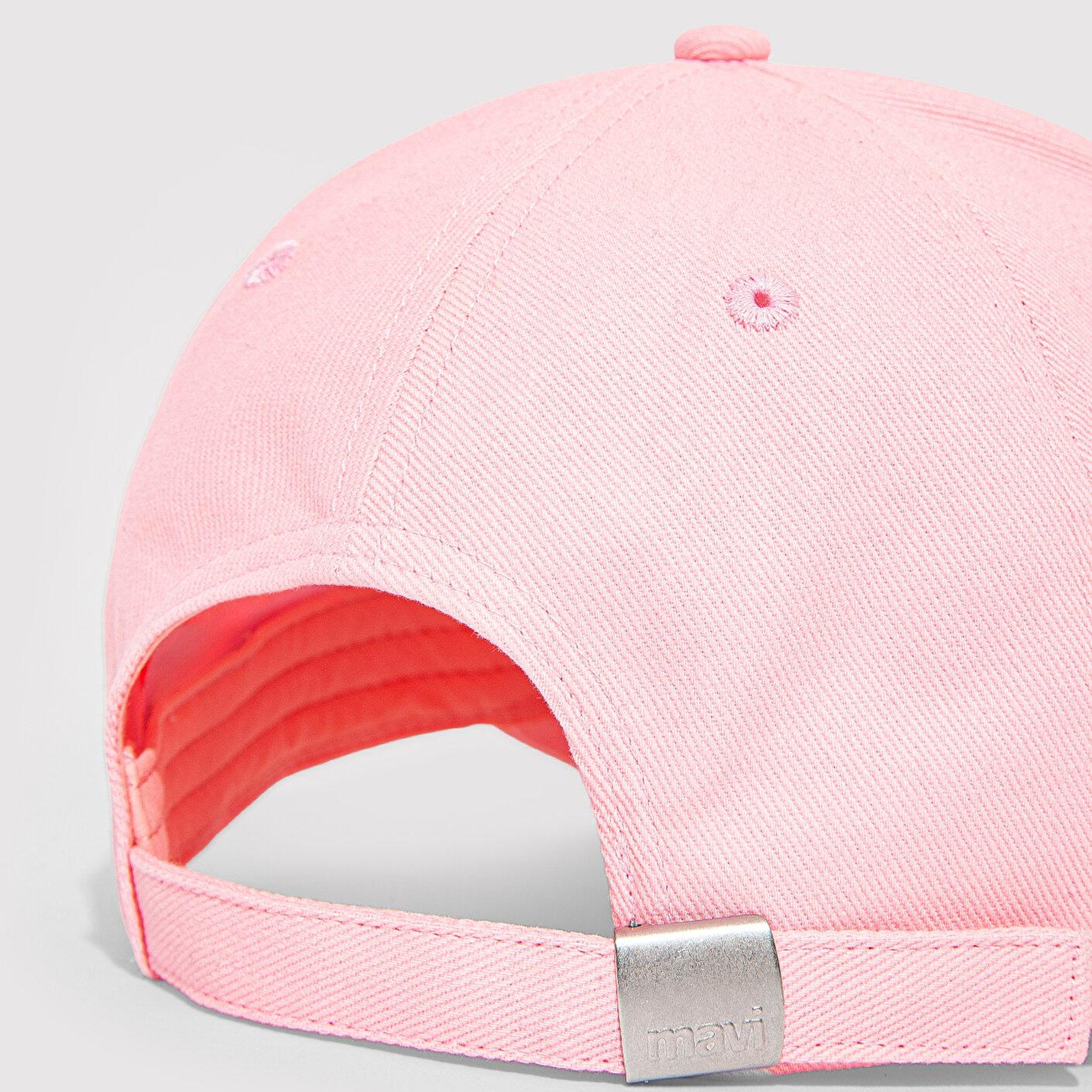 Mavi M Logo Nakışlı Pembe Şapka 1912255-17865