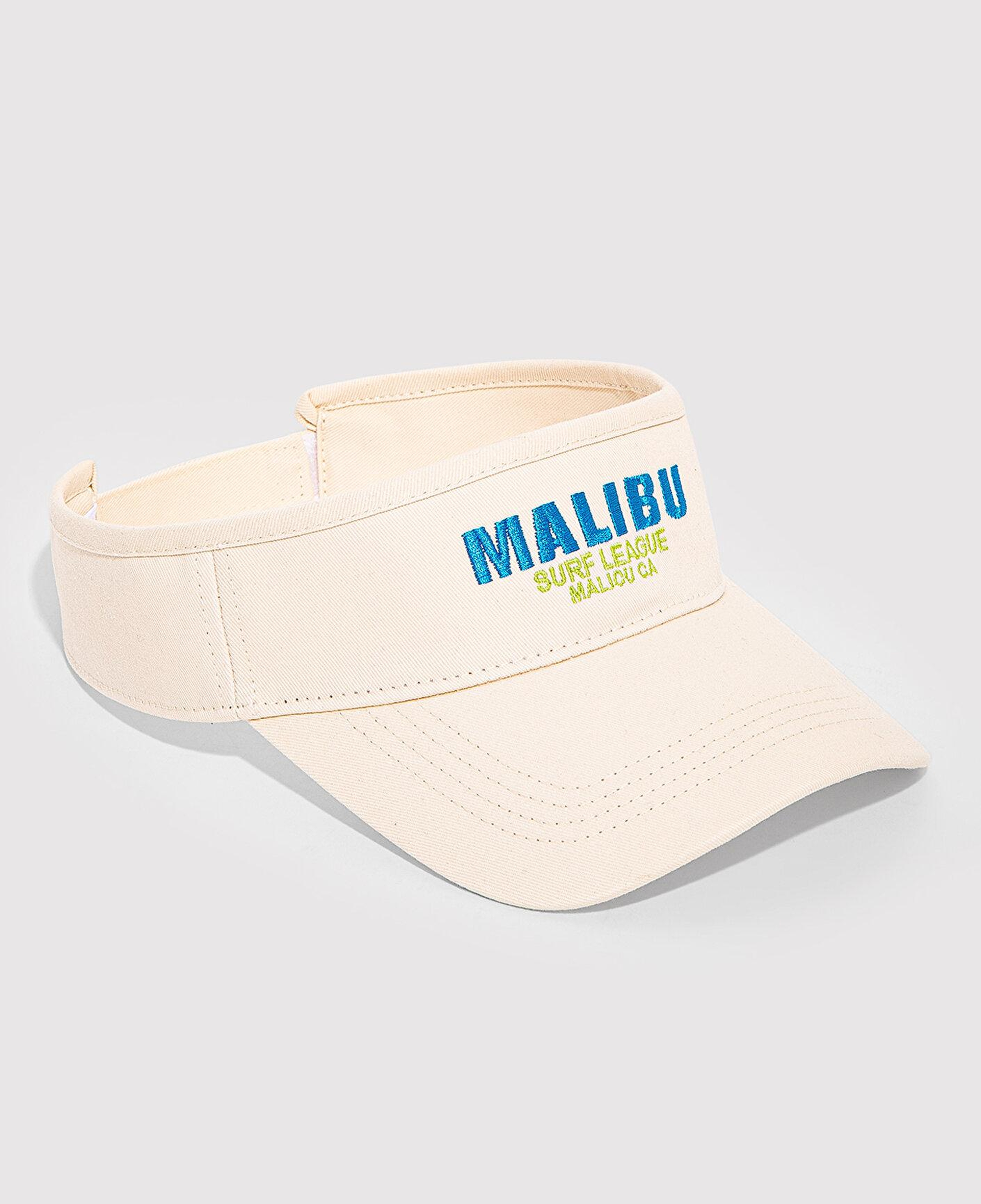 Mavi Malibu Baskılı Ekru Vizör Şapka 1913736-70007