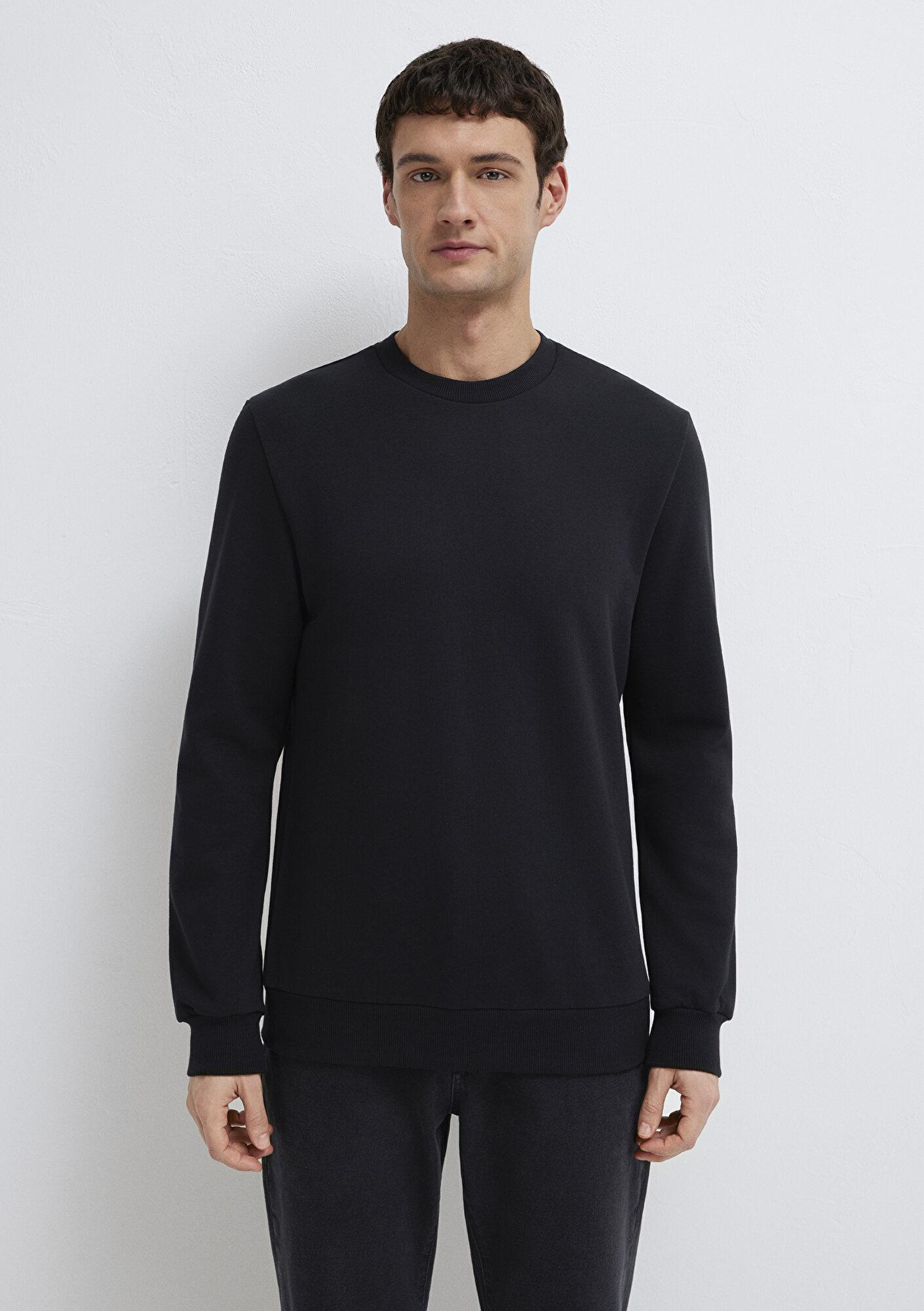 Mavi Bisiklet Yaka Siyah Sweatshirt 0S10457-900