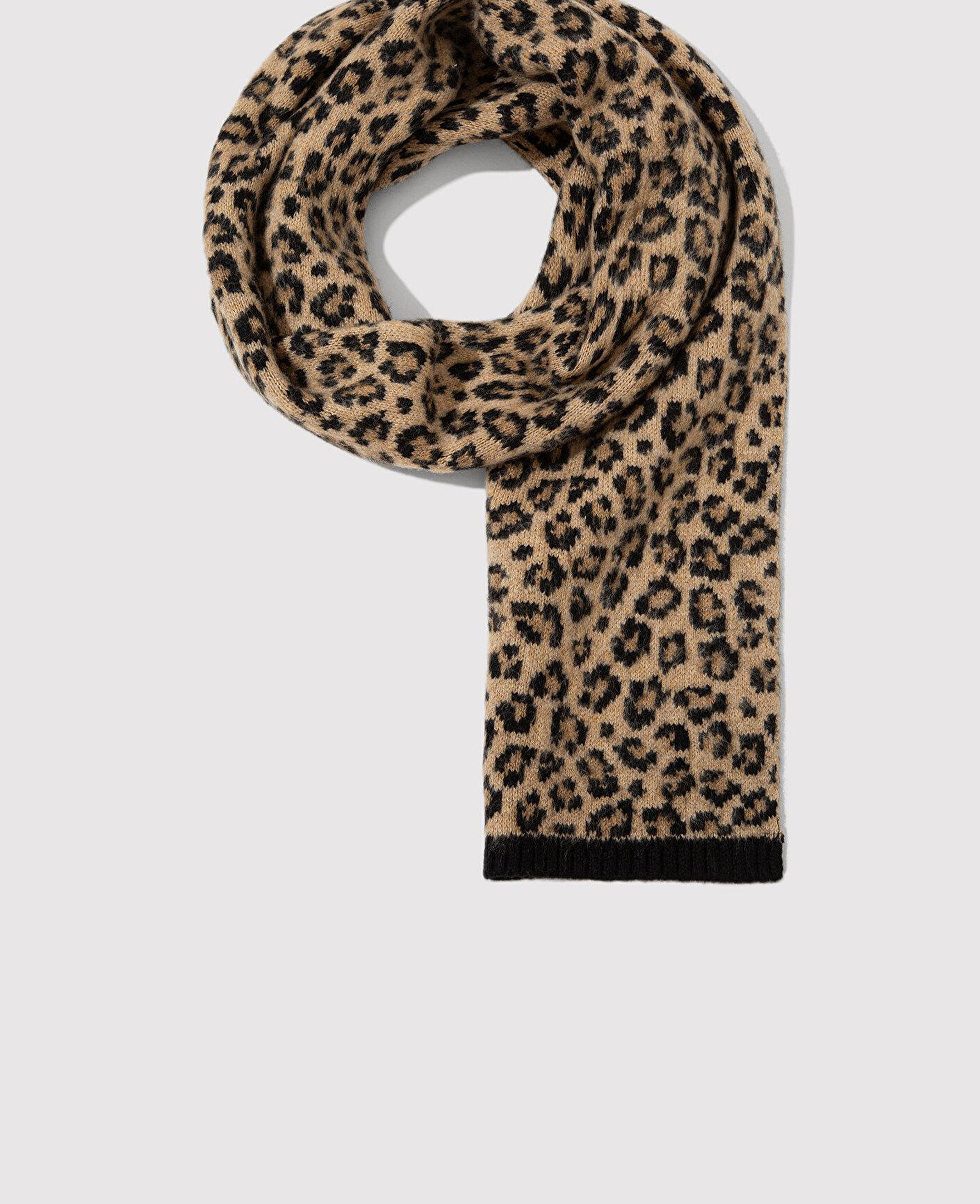 Mavi Leopar Desenli Atkı 1913602-26823