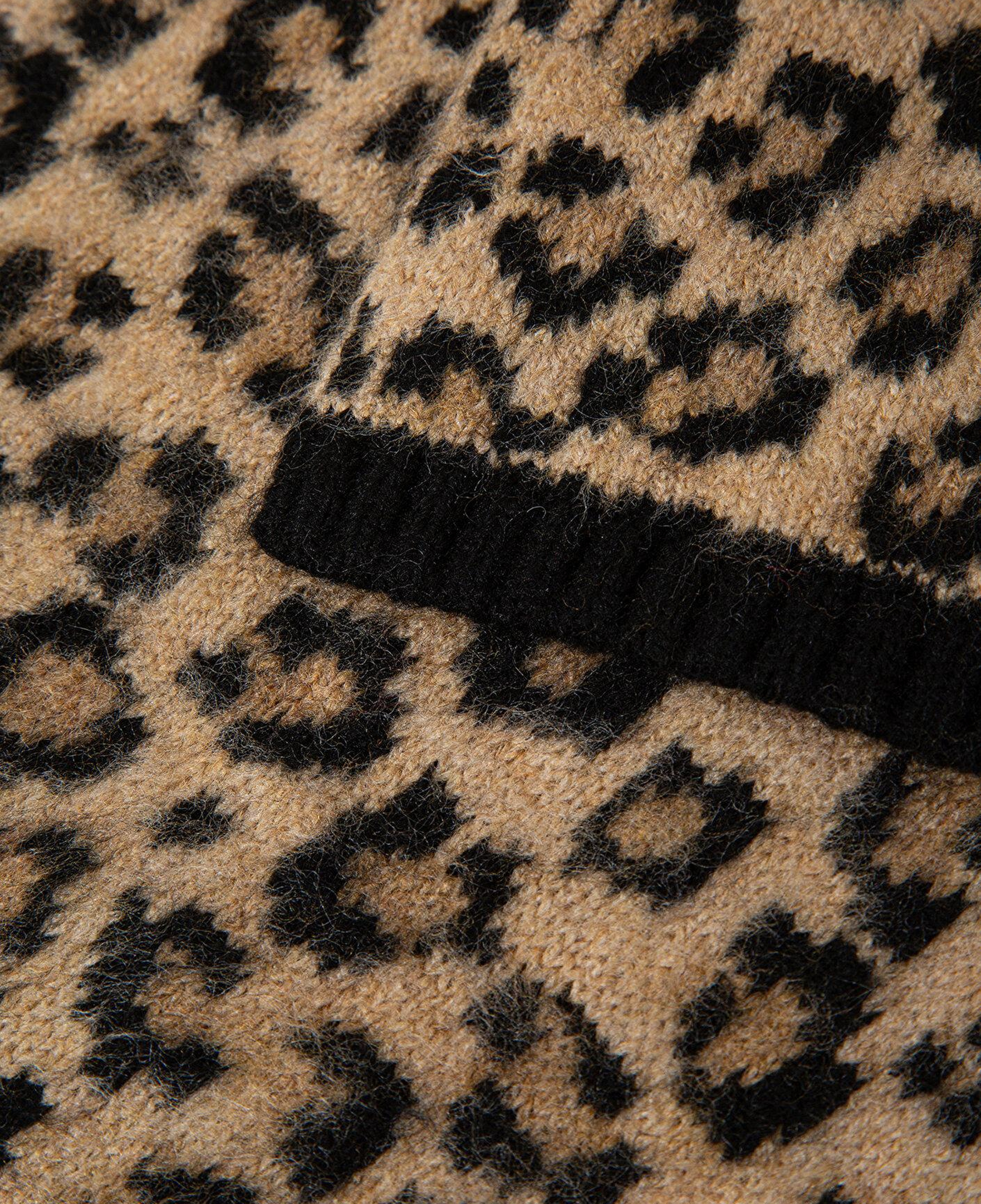 Mavi Leopar Desenli Atkı 1913602-26823