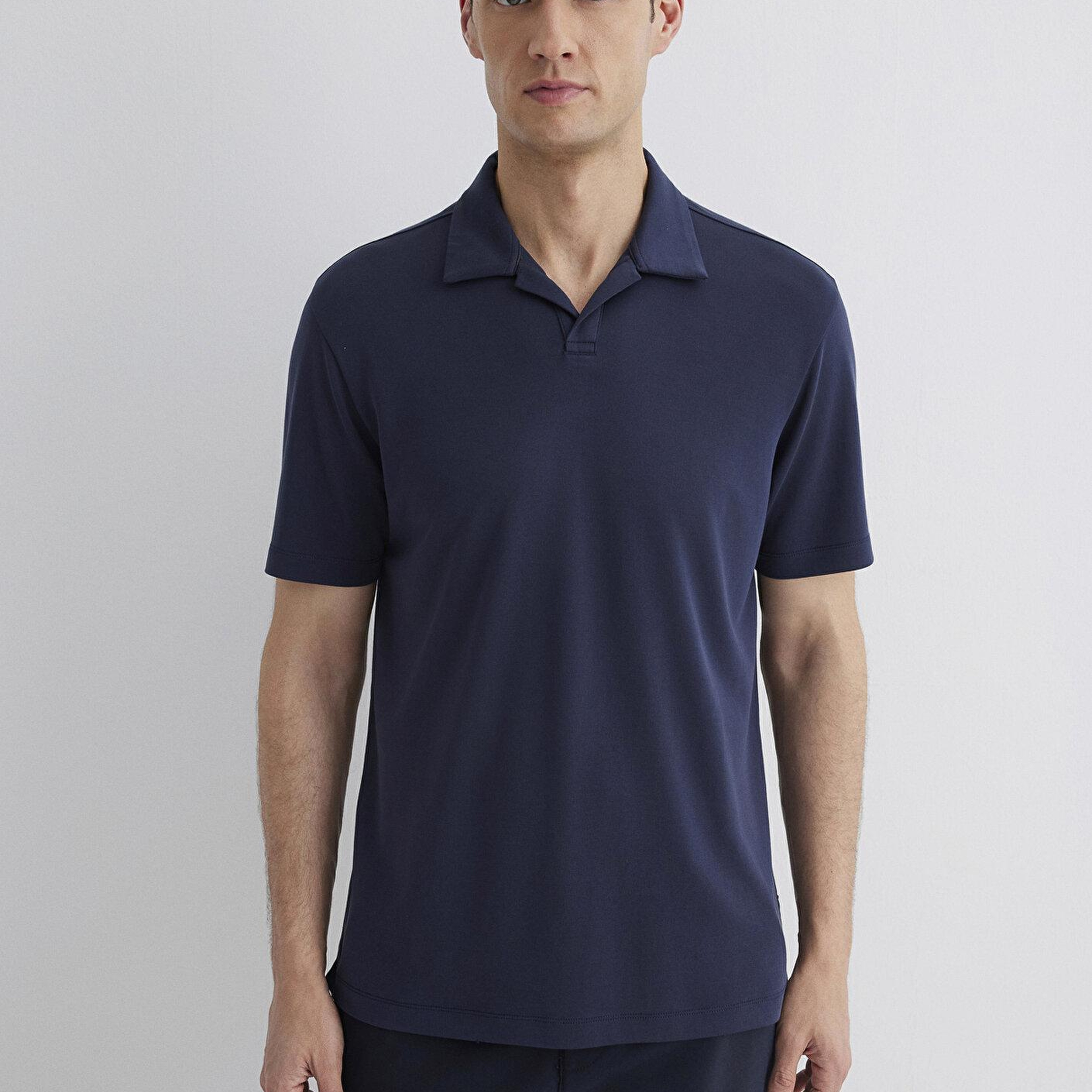 Mavi Soft-Premium Lacivert (TENCEL™) Modal Karışımlı Polo Tişört Regular Fit / Normal Kesim 0613008-83699