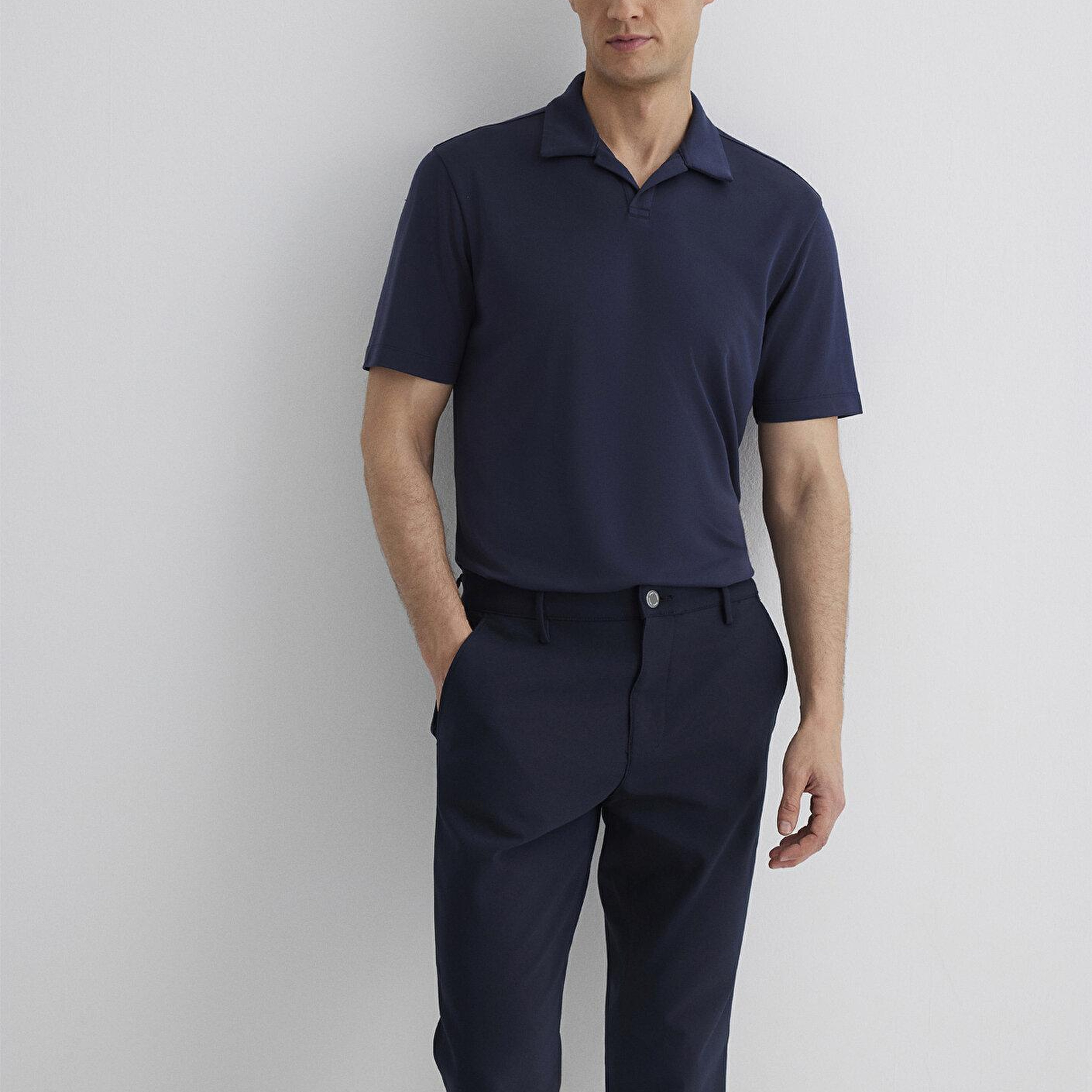 Mavi Soft-Premium Lacivert (TENCEL™) Modal Karışımlı Polo Tişört Regular Fit / Normal Kesim 0613008-83699