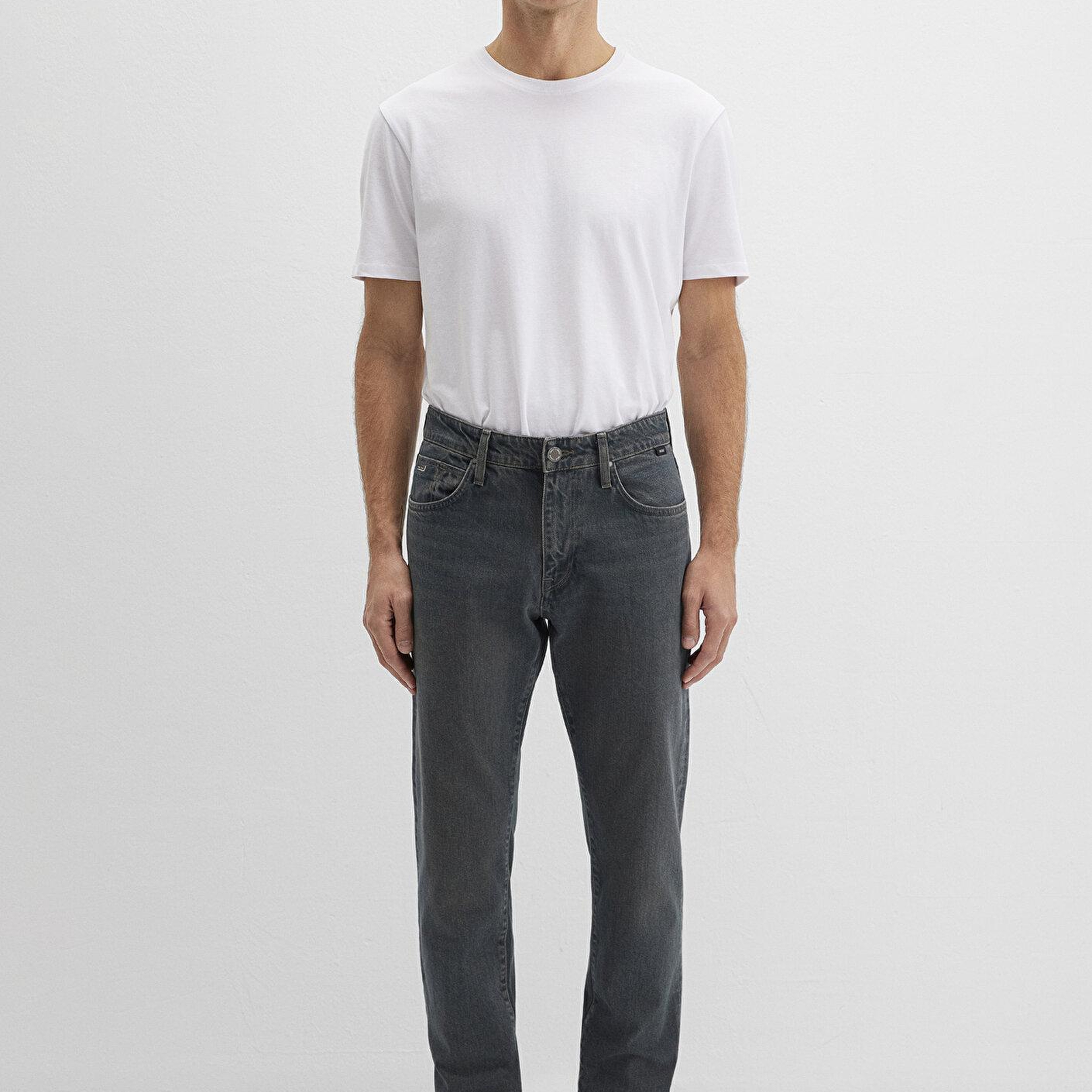 Mavi London Classic Denim Koyu Mavi Puslu Jean Pantolon 0010172-90643