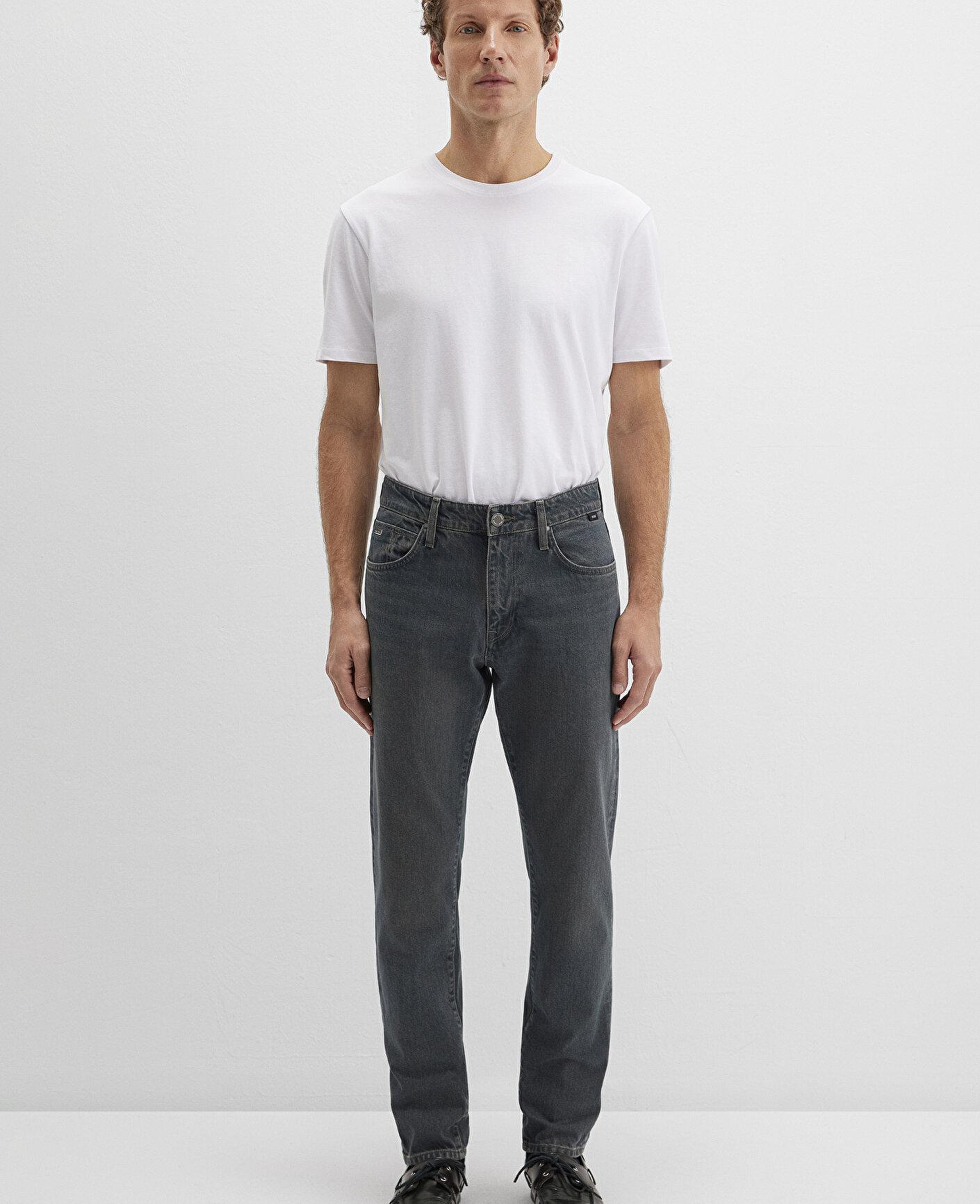 Mavi London Classic Denim Koyu Mavi Puslu Jean Pantolon 0010172-90643