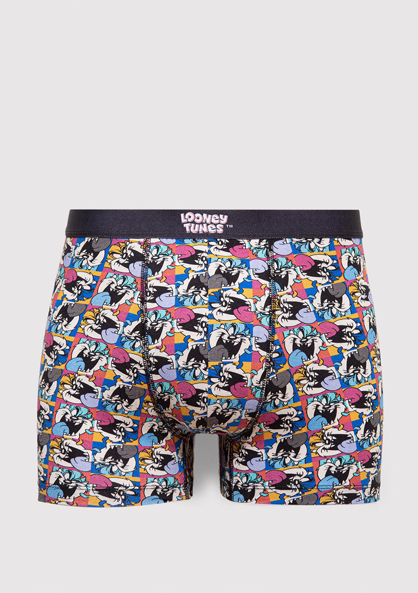 Mavi Tazmanya Canavarı Baskılı Boxer 0911984-34621