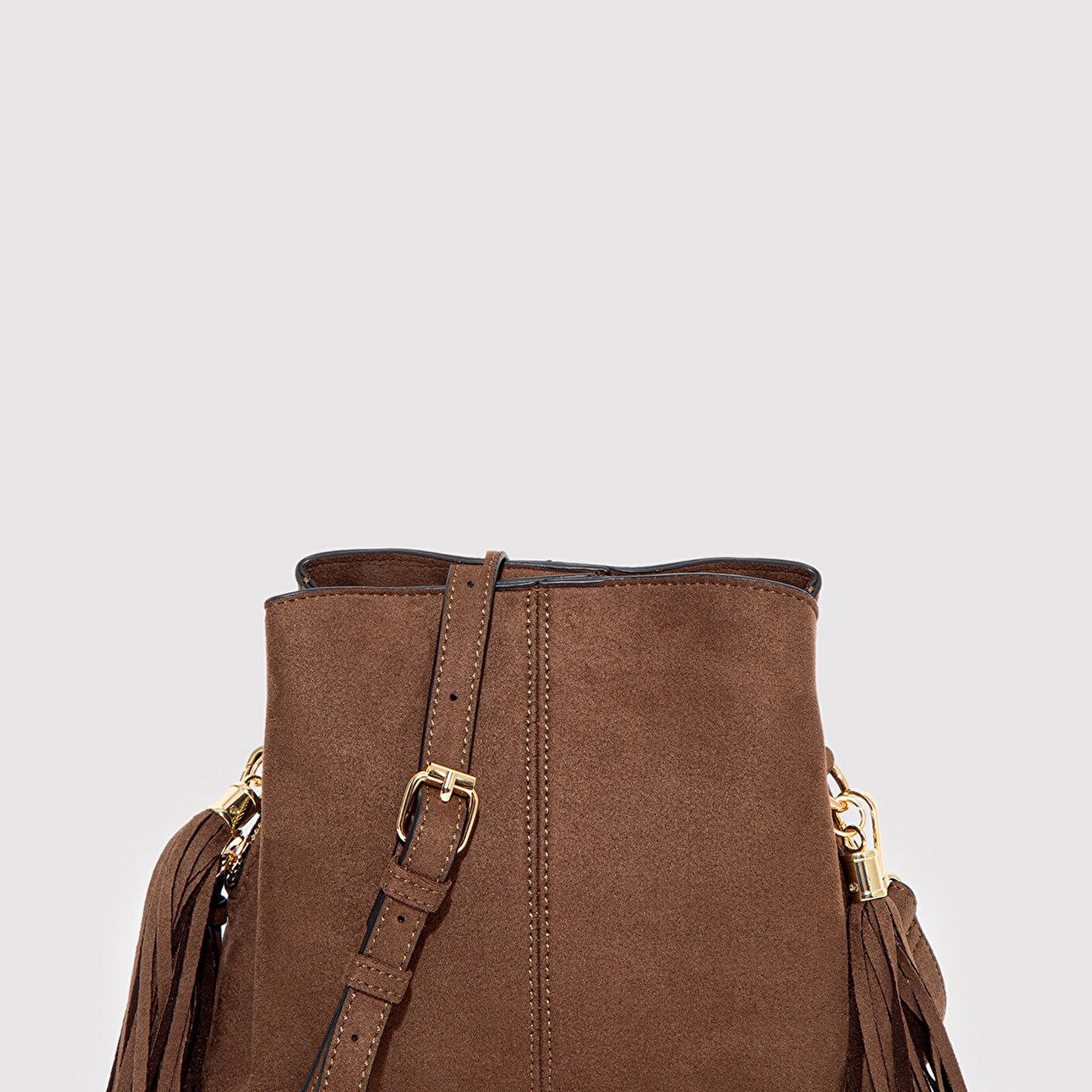 Mavi Suni Süet Kahverengi Çapraz Çanta 1913391-80713