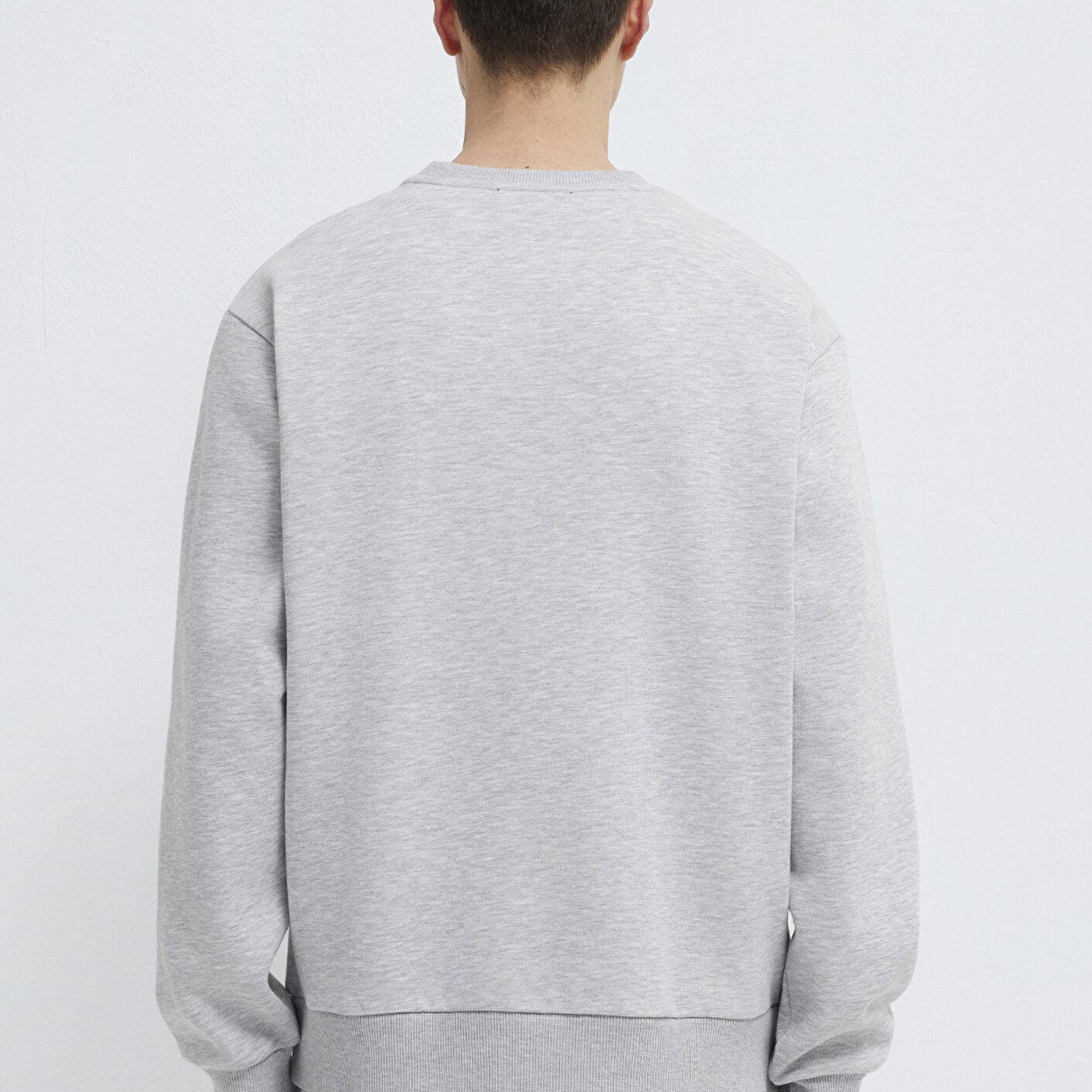Mavi Mavi Logo Baskılı Gri Sweatshirt 0611716-80018