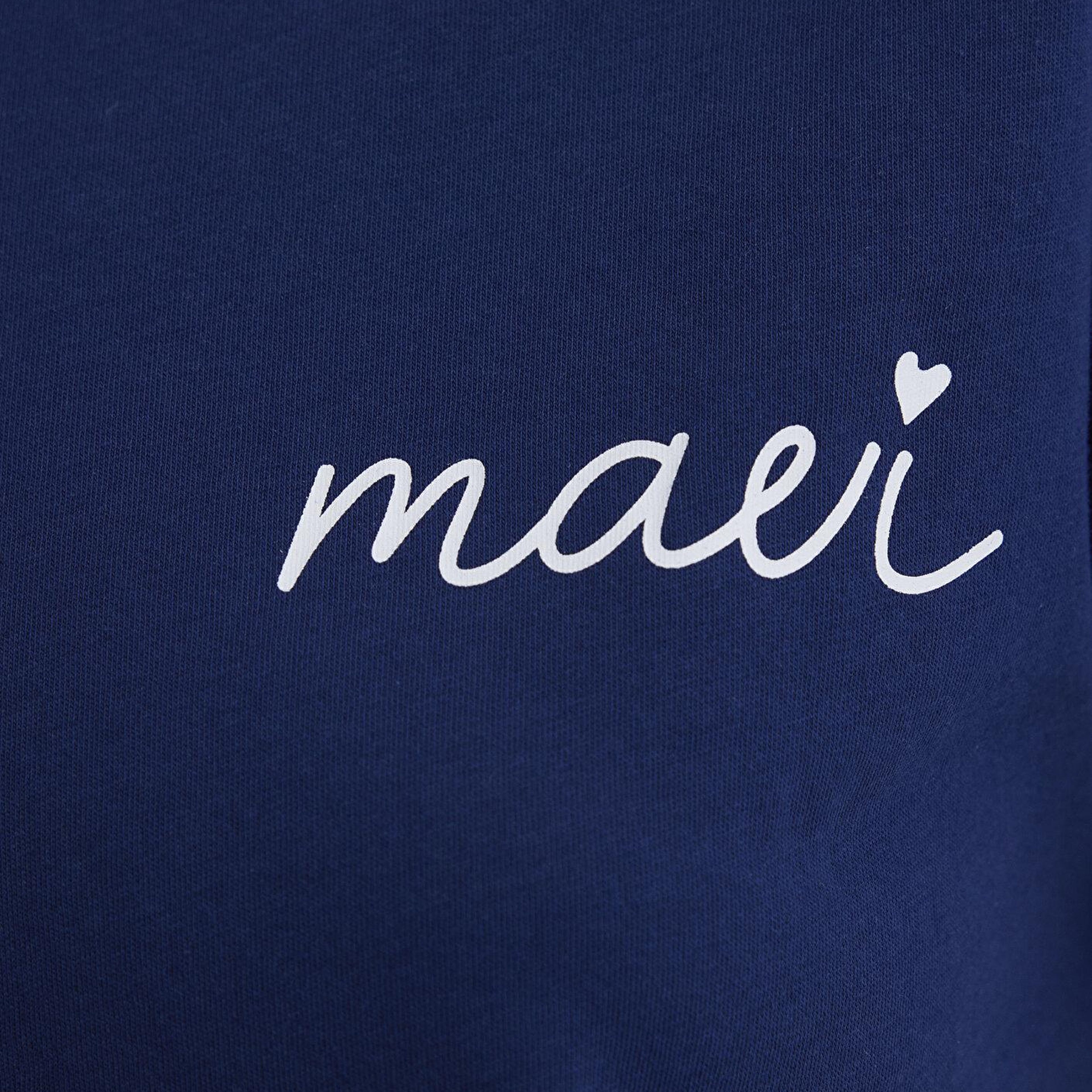 Mavi Mavi Logo Baskılı Lacivert Tişört Semi Slim Fit / Yarı Dar Kesim 1612962-70722