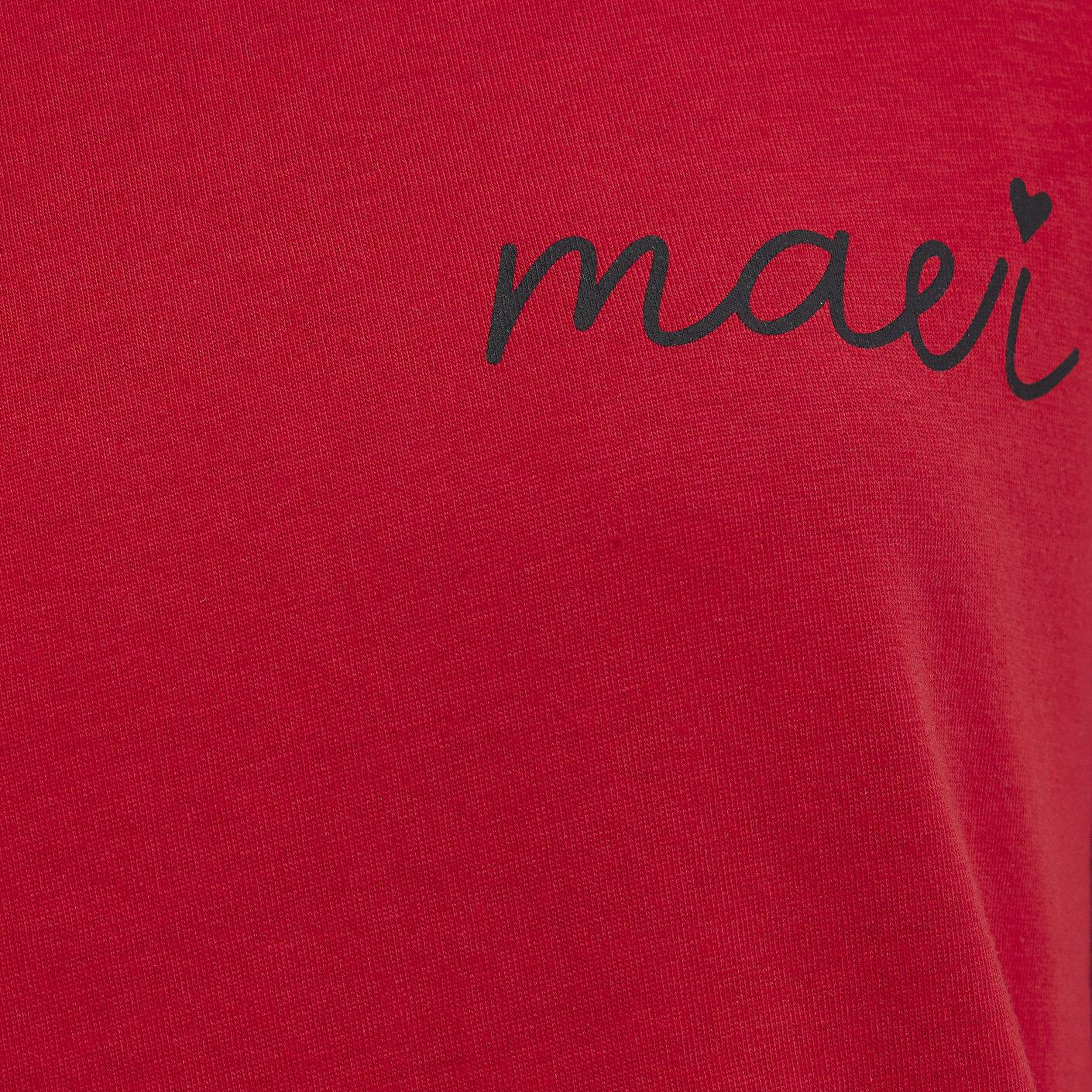 Mavi Mavi Logo Baskılı Kırmızı Tişört Semi Slim Fit / Yarı Dar Kesim 1612962-82054
