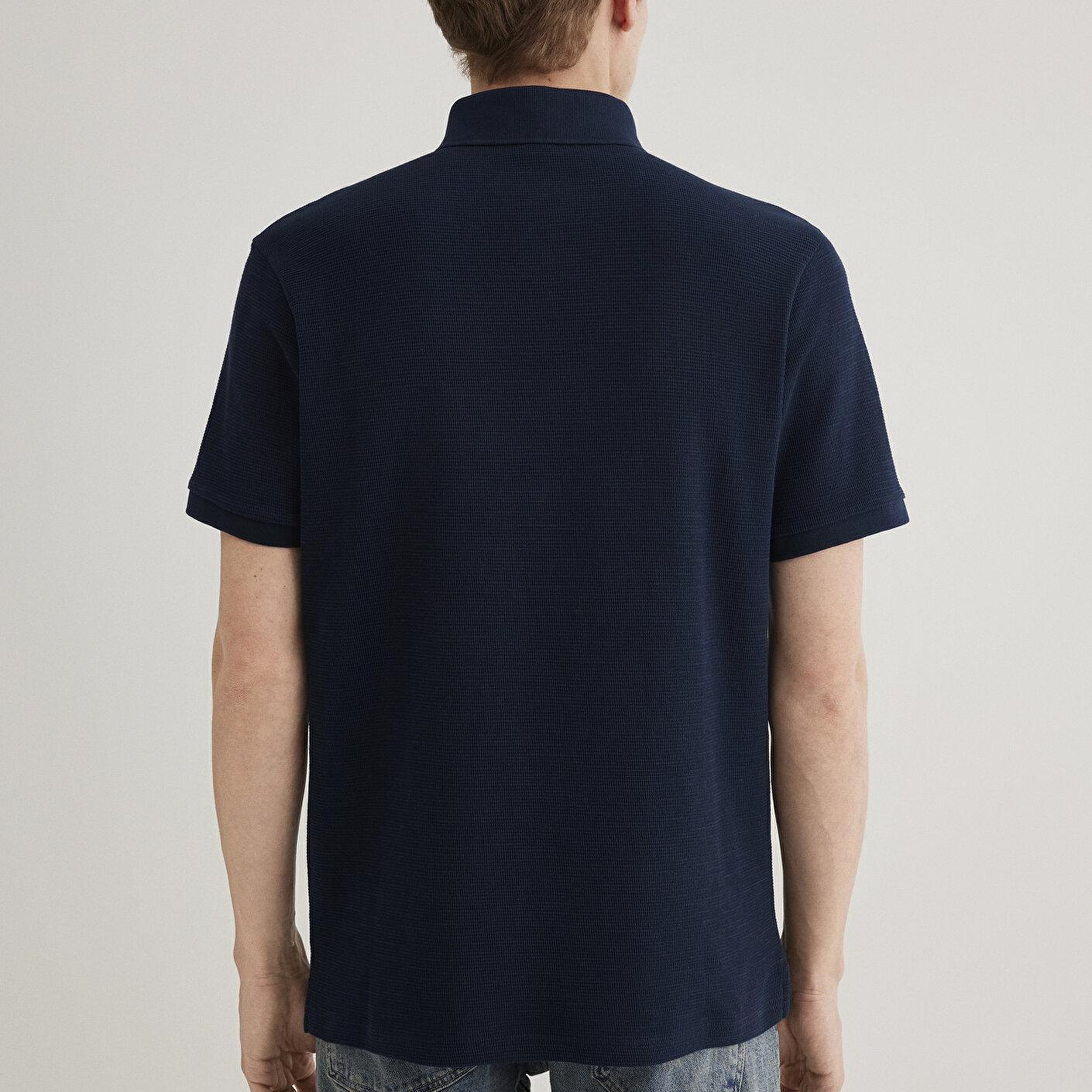 Mavi Lacivert Polo Tişört Slim Fit / Dar Kesim 0612521-70490