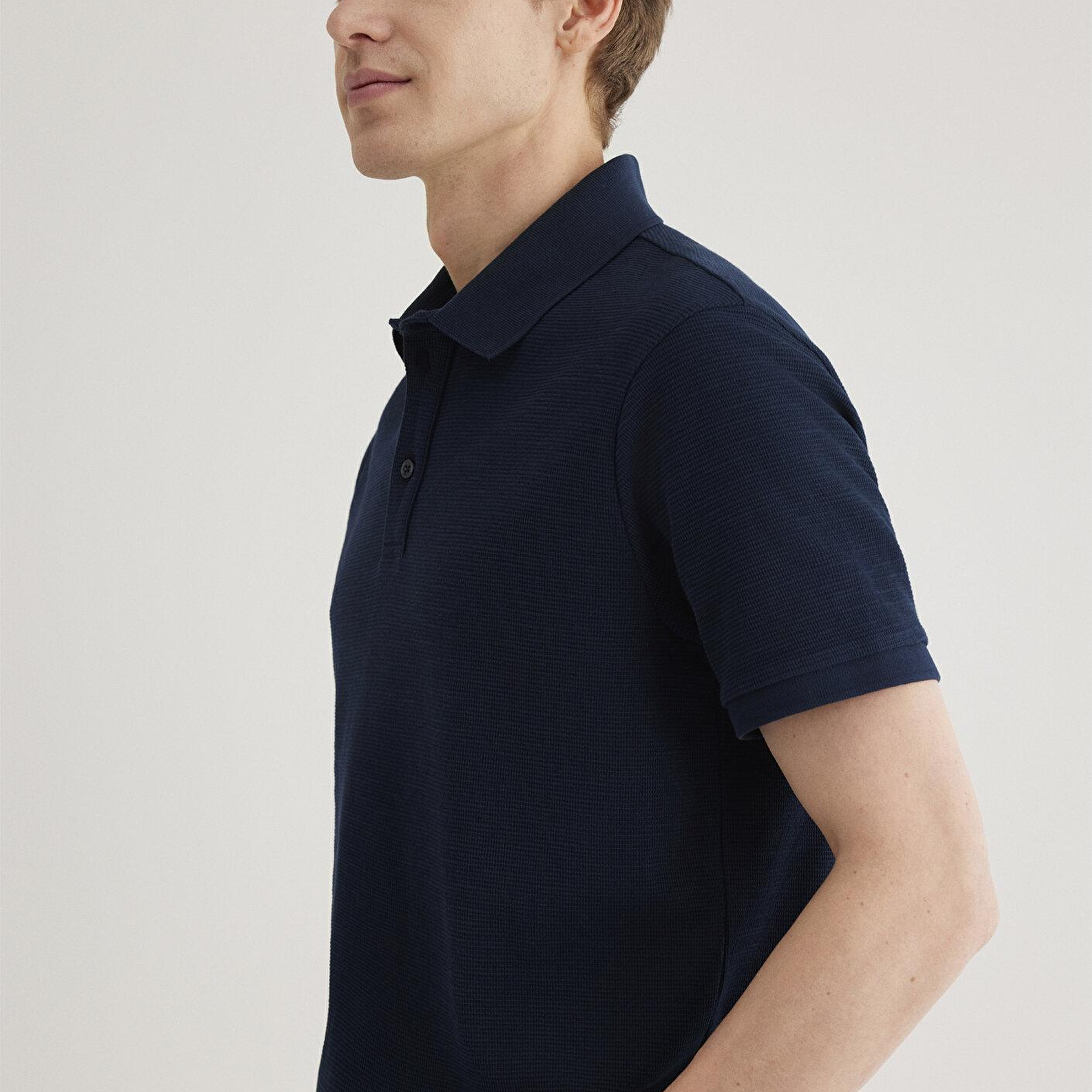 Mavi Lacivert Polo Tişört Slim Fit / Dar Kesim 0612521-70490